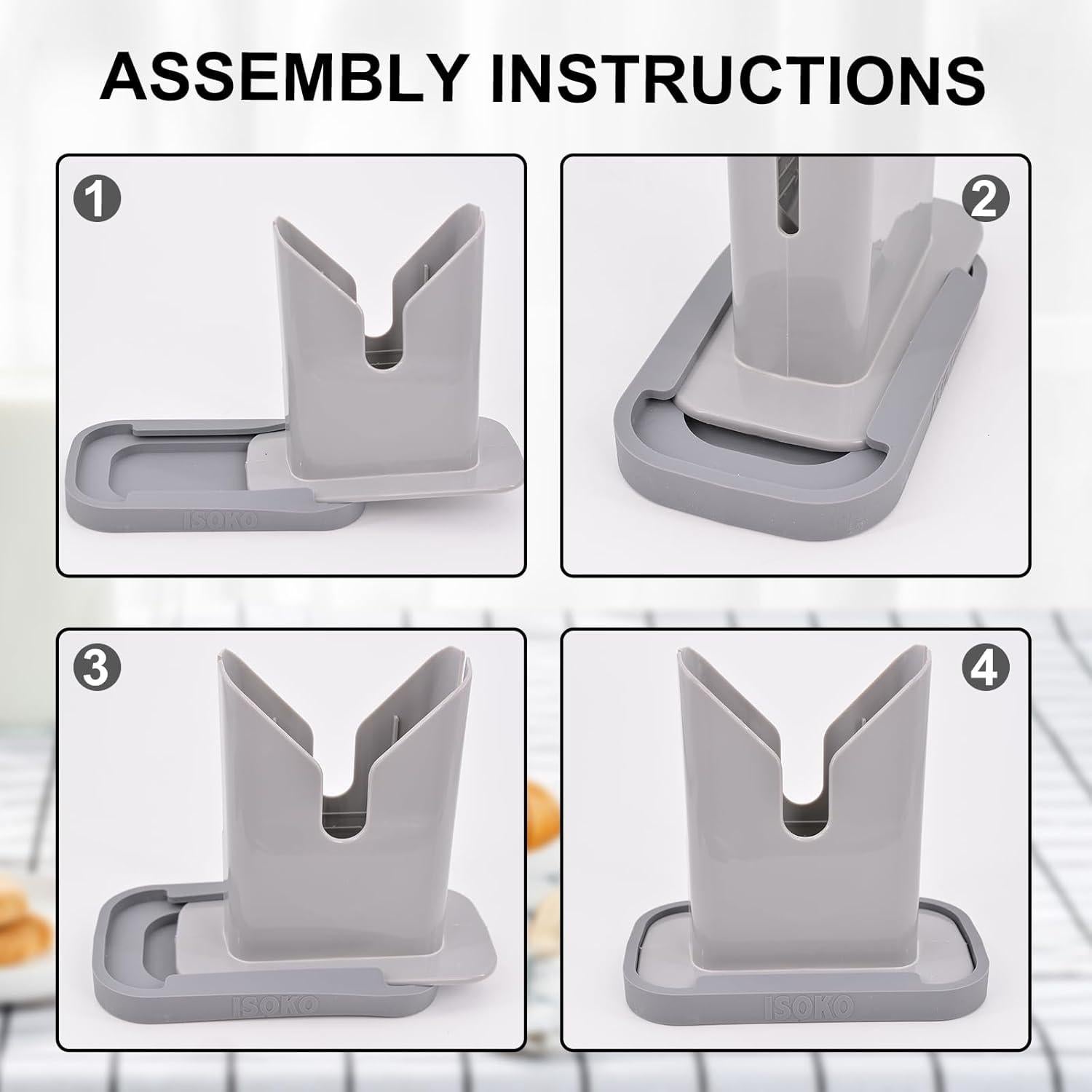 Cortador de Bagels ISOKO - Acero Inoxidable, Antideslizante