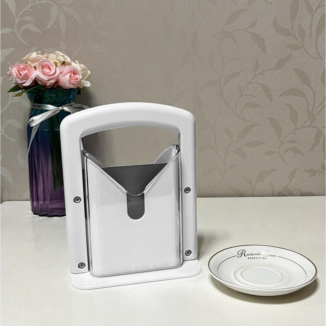 Cortador de Bagels Manual WDEY Acero Inoxidable Blanco