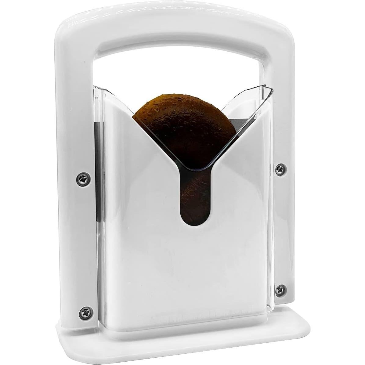 Cortador de Bagels Manual WDEY Acero Inoxidable Blanco