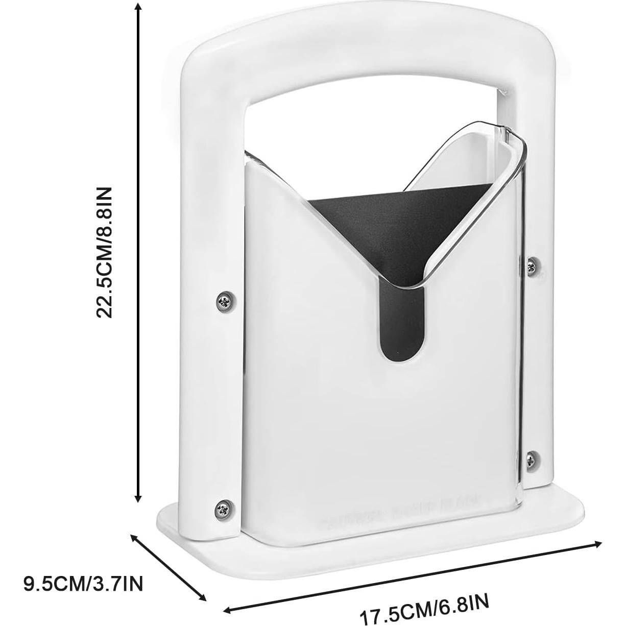 Cortador de Bagels Manual WDEY Acero Inoxidable Blanco