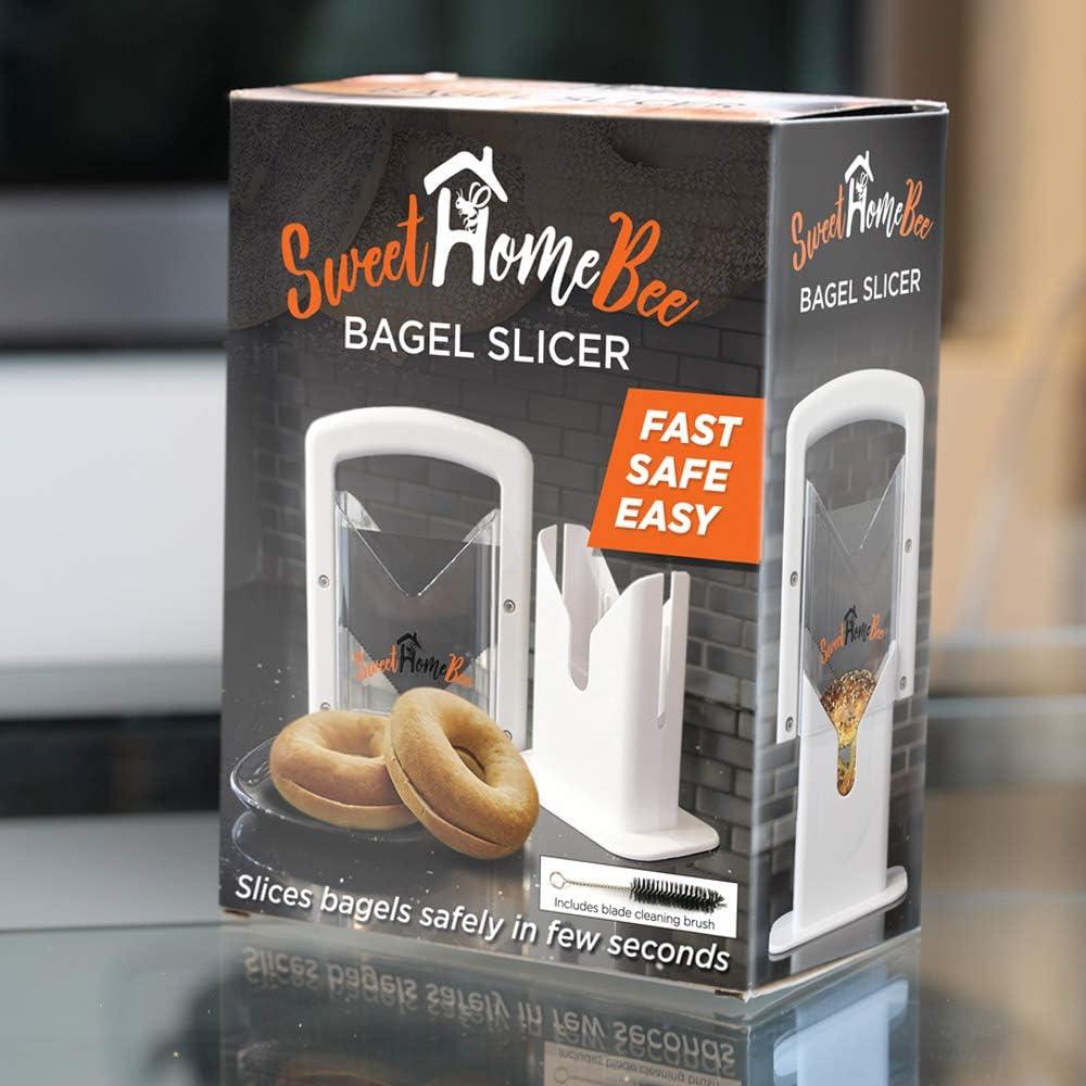 Cortador de Bagels Sweet Home Bee Acero Inoxidable Blanco 0.6kg