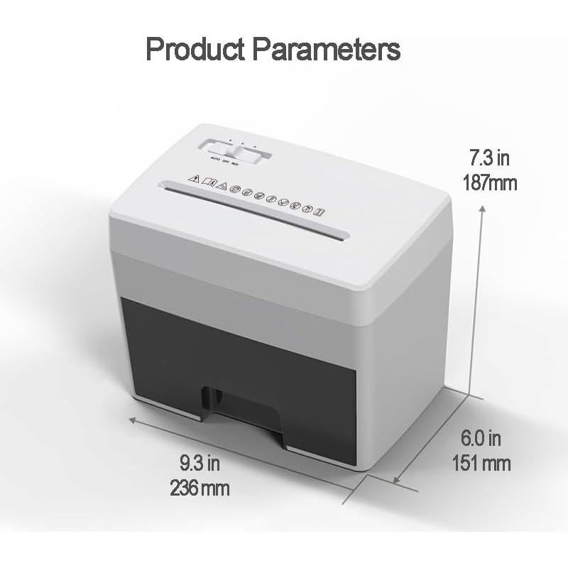 Destructora de Papel Micro Corte Suntech 2 Hojas A4 Blanca