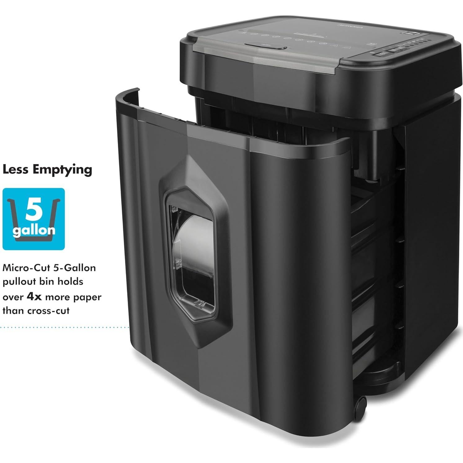 Destructora de papel y tarjetas Aurora AU125ME P-5 120 hojas