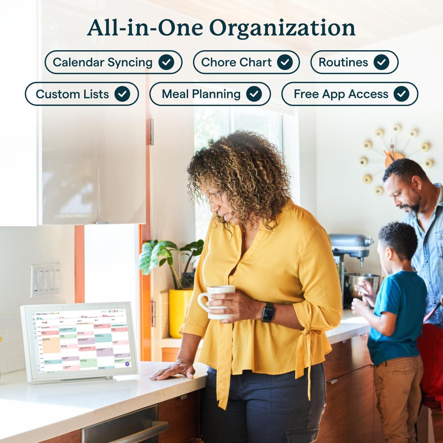 Calendario Digital Skylight 15.4" - Planificador de Pared Interactivo 2025