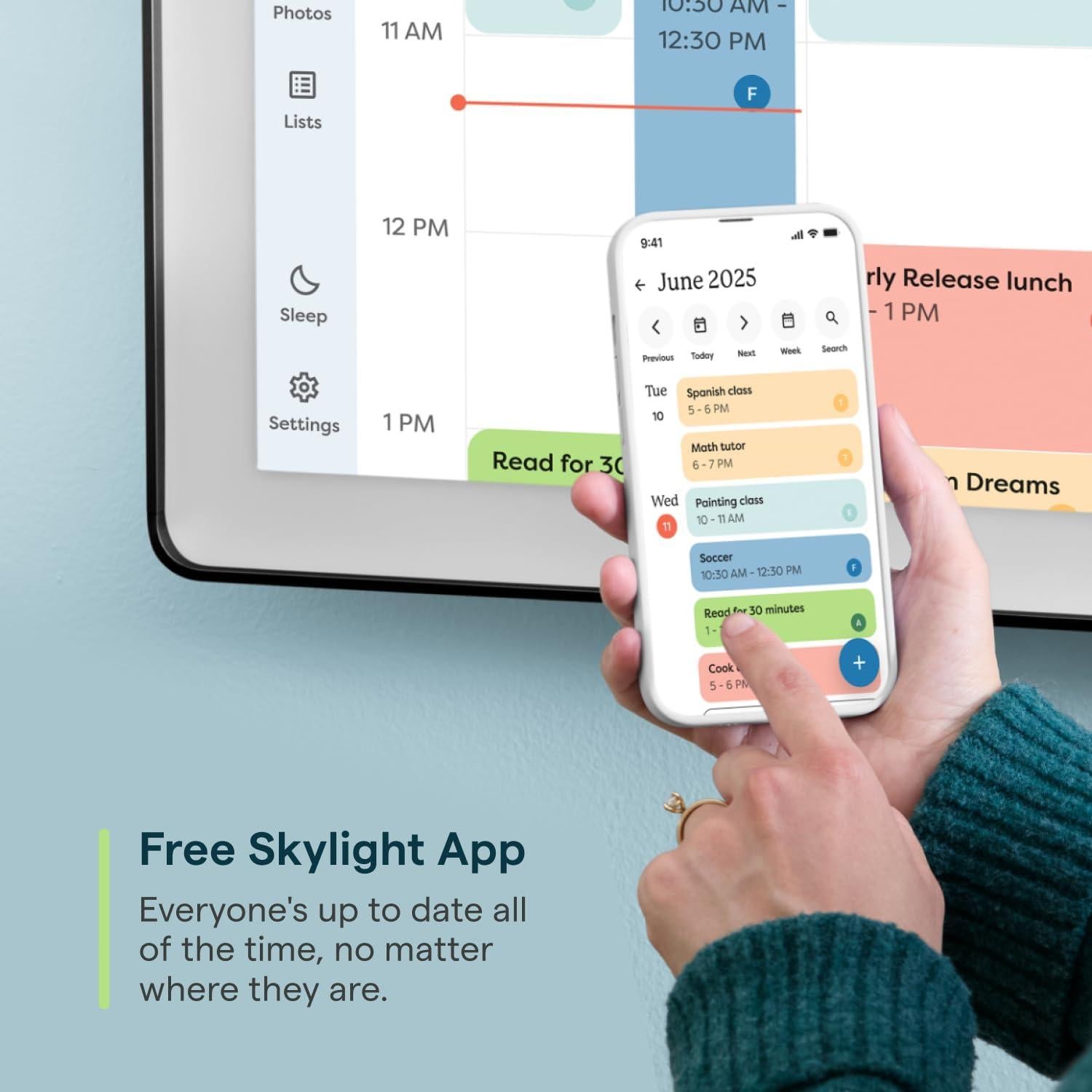 Calendario Digital Skylight Max 27" Pantalla Táctil HD