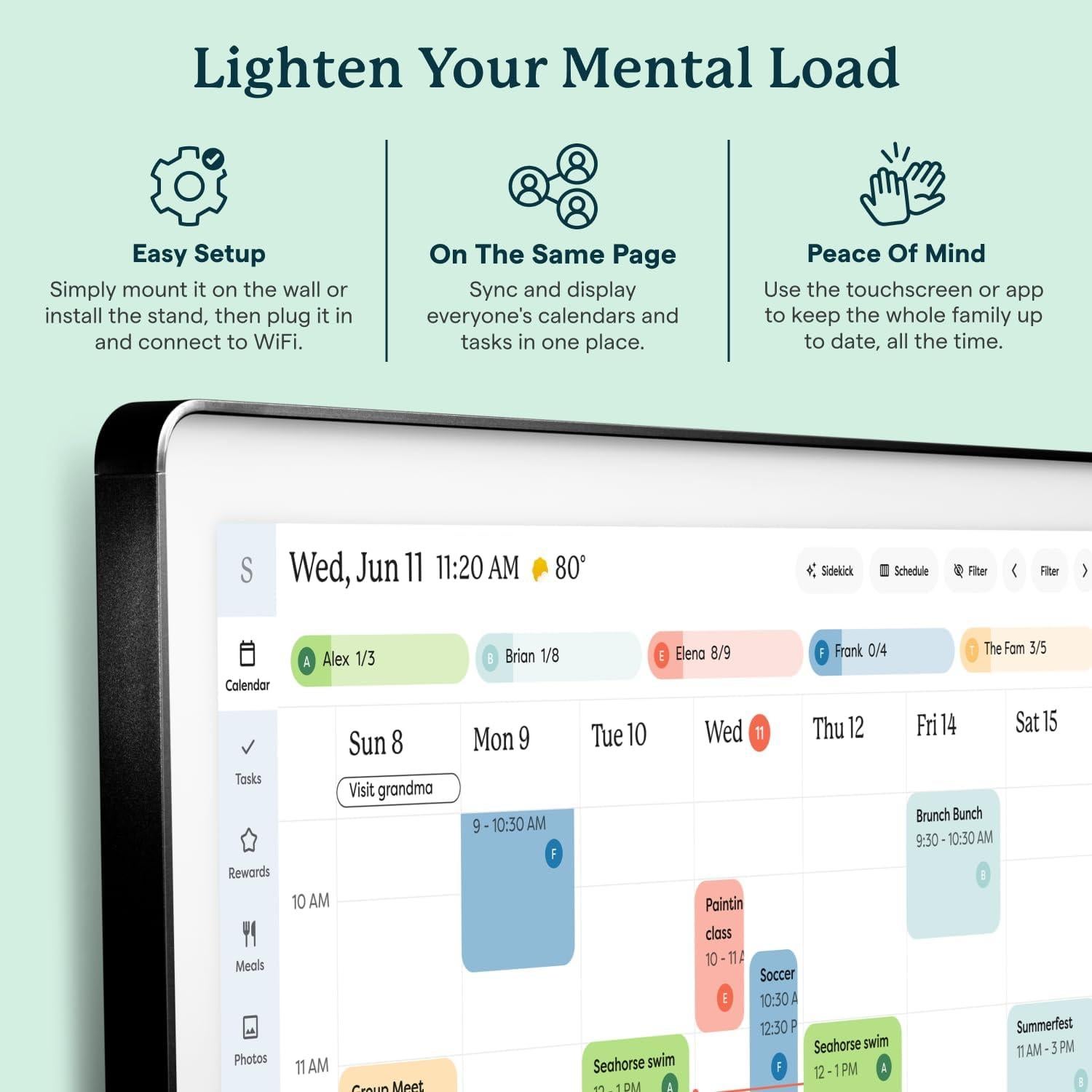 Calendario Digital Skylight Max 27" Pantalla Táctil HD