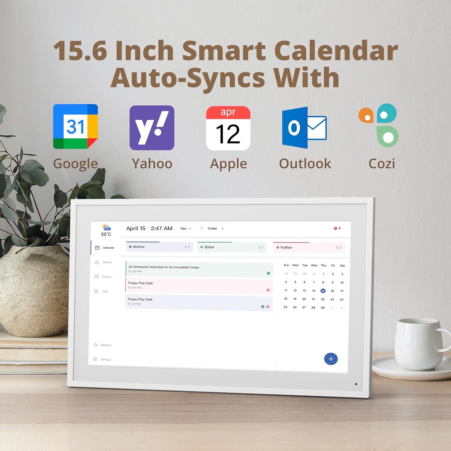 Calendario Digital Dragon Touch 15.6" FHD Táctil Interactivo