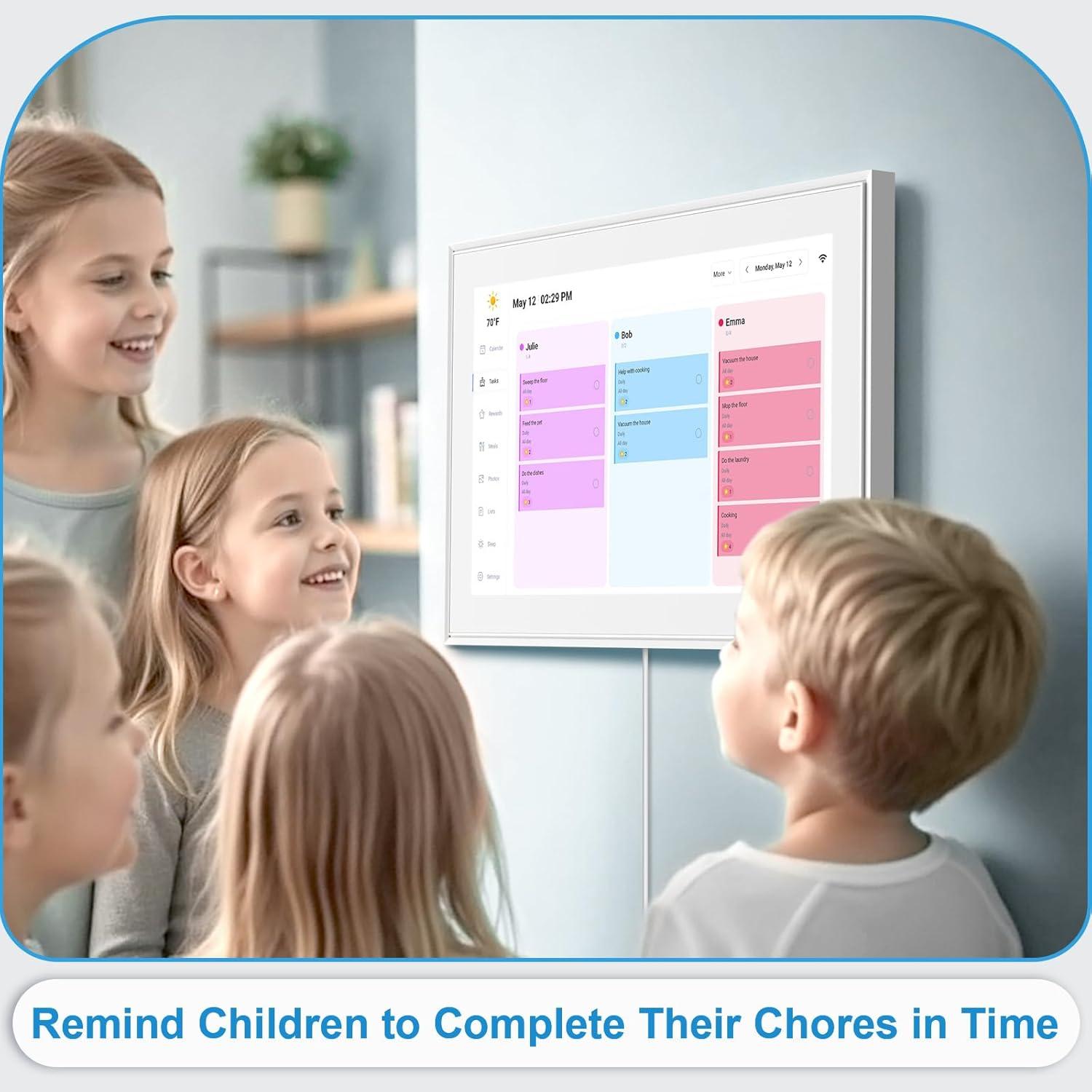 Calendario Digital de Pared BQQJDD 15.6" HD 32GB 2025