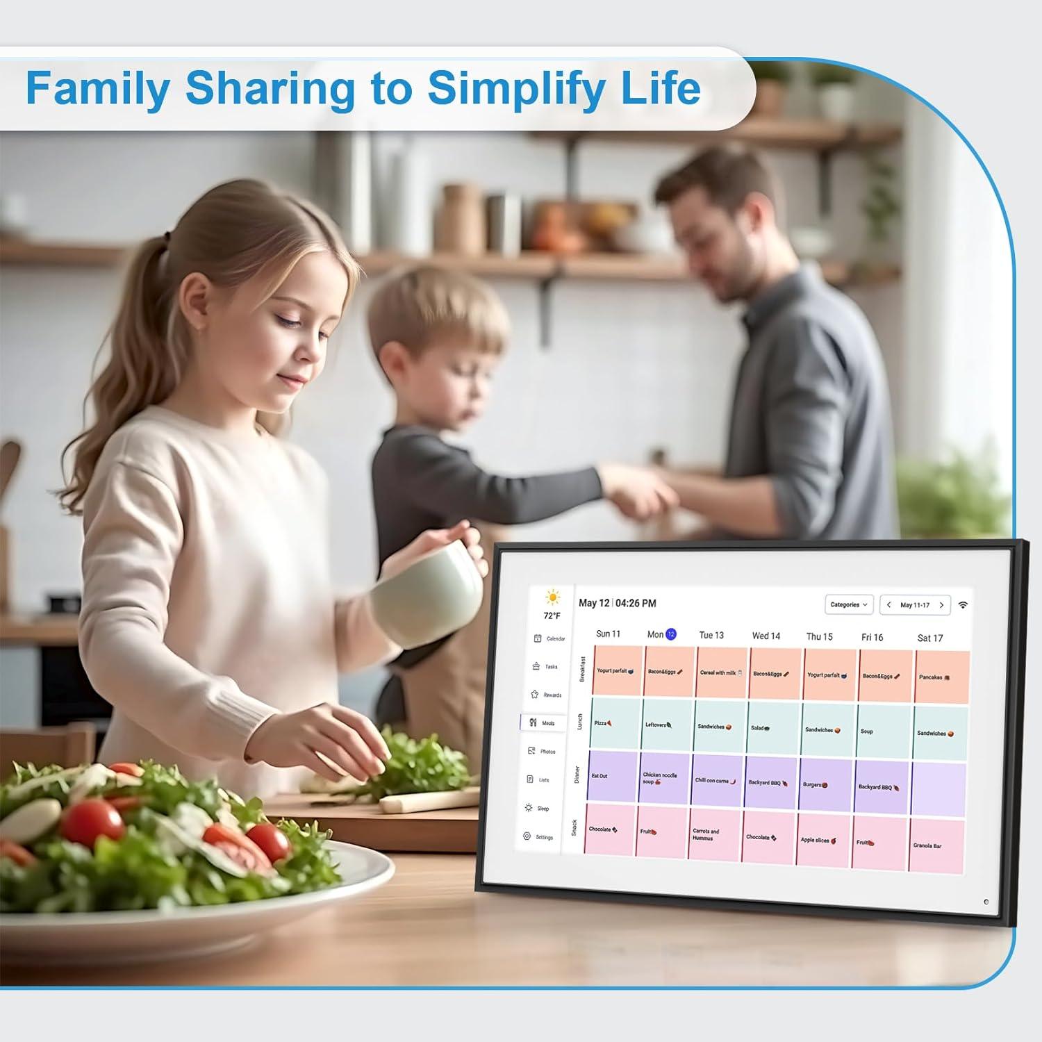 Calendario Digital 15.6" BQQJDD Pantalla Táctil Full HD