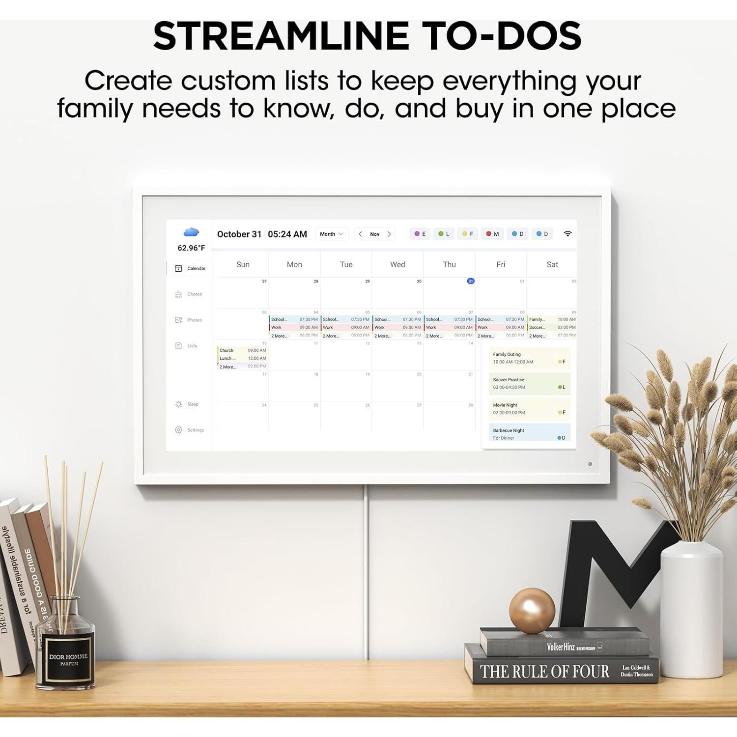 Calendario Digital Inteligente DASFIWO 21.5" Full HD 1920x1080