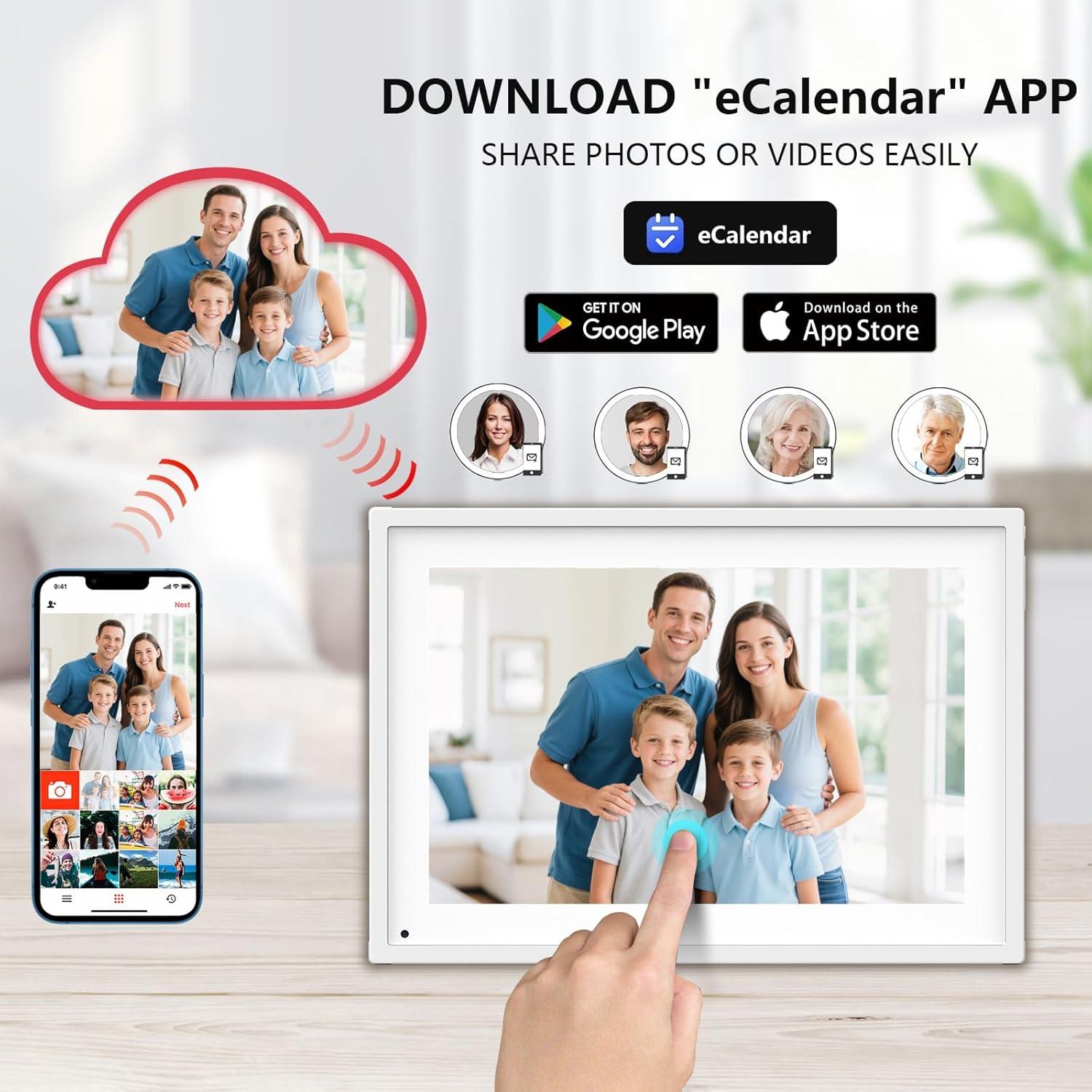 Planificador Digital Inteligente Moonka 10.1" Pantalla Táctil HD