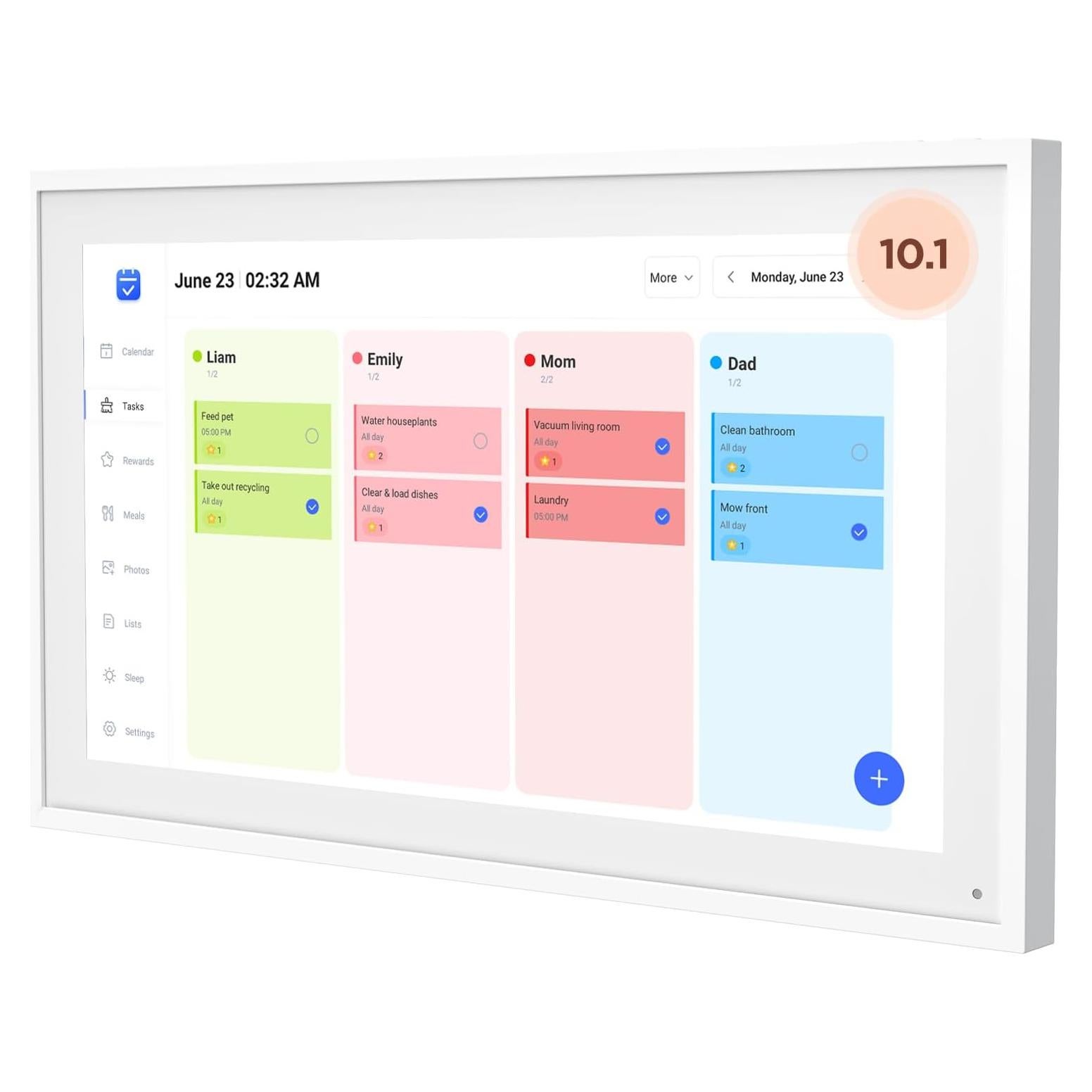 Calendario Digital Inteligente DASFIWO 10.1" Full HD IPS