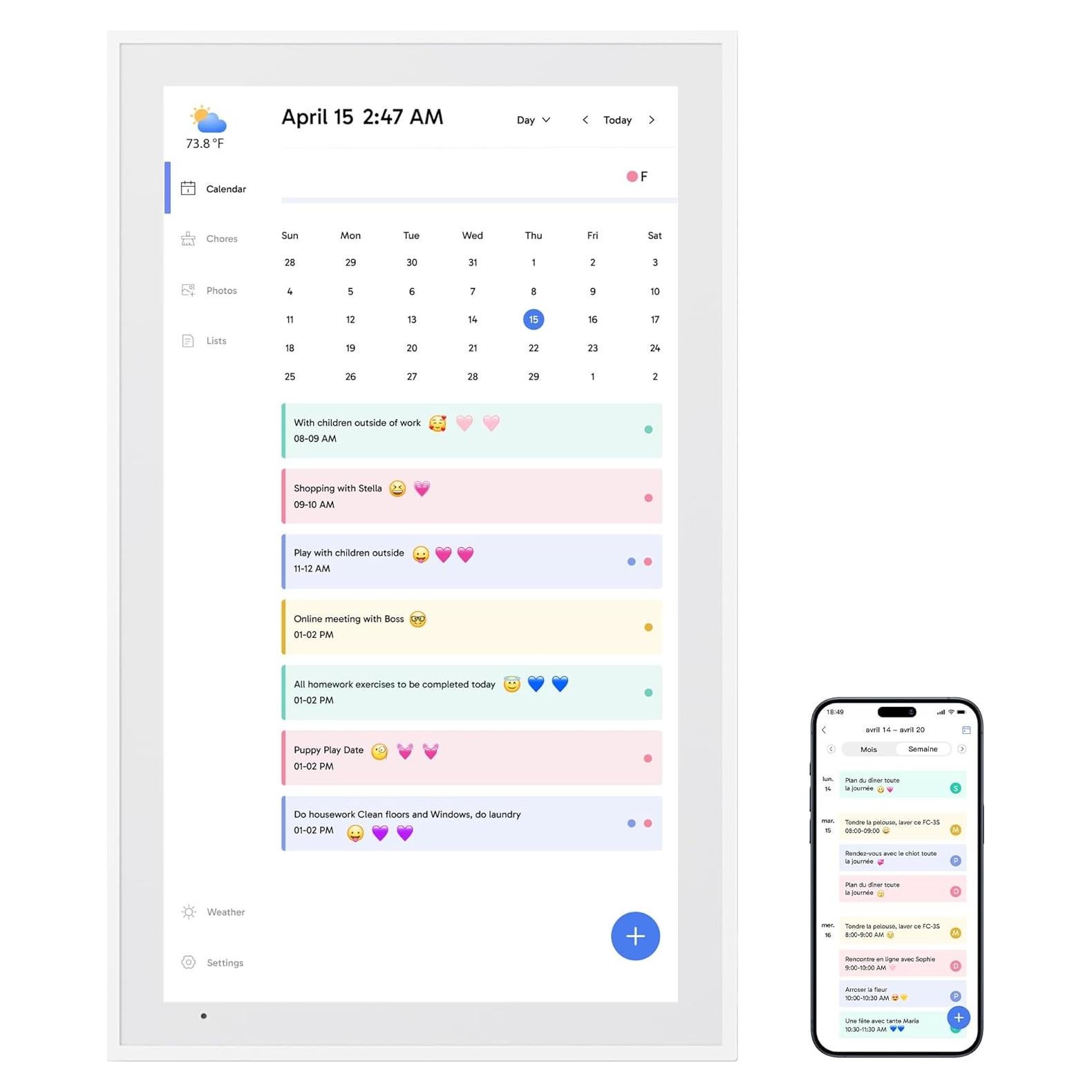 Calendario Digital Dragon Touch 21.5" FHD Táctil Inteligente