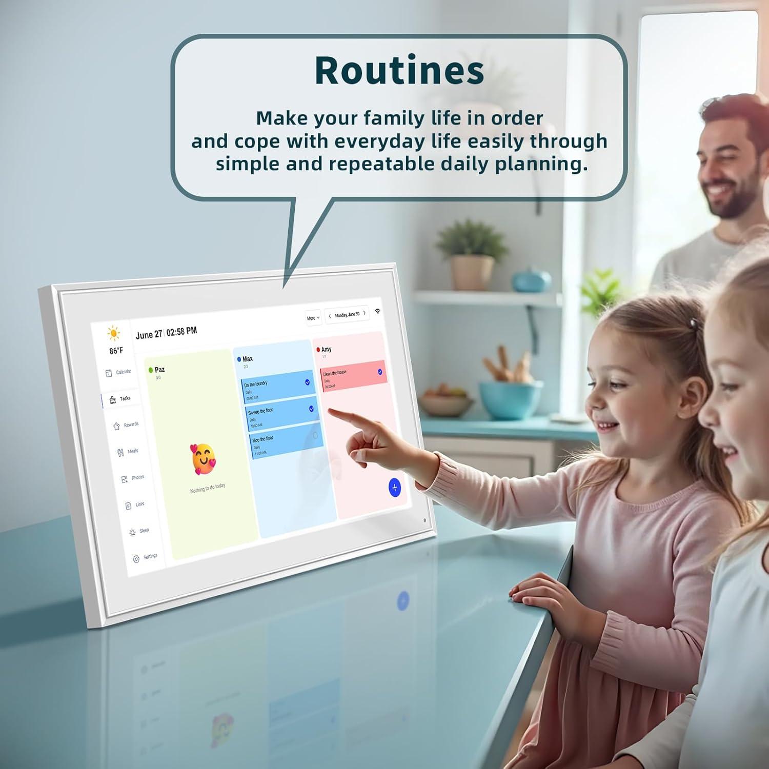 Calendario Digital Canupdog 15.6" Pantalla Táctil HD 2025