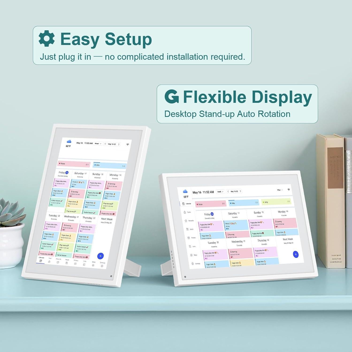 Calendario Digital Inteligente Canupdog 10.1" WiFi HD