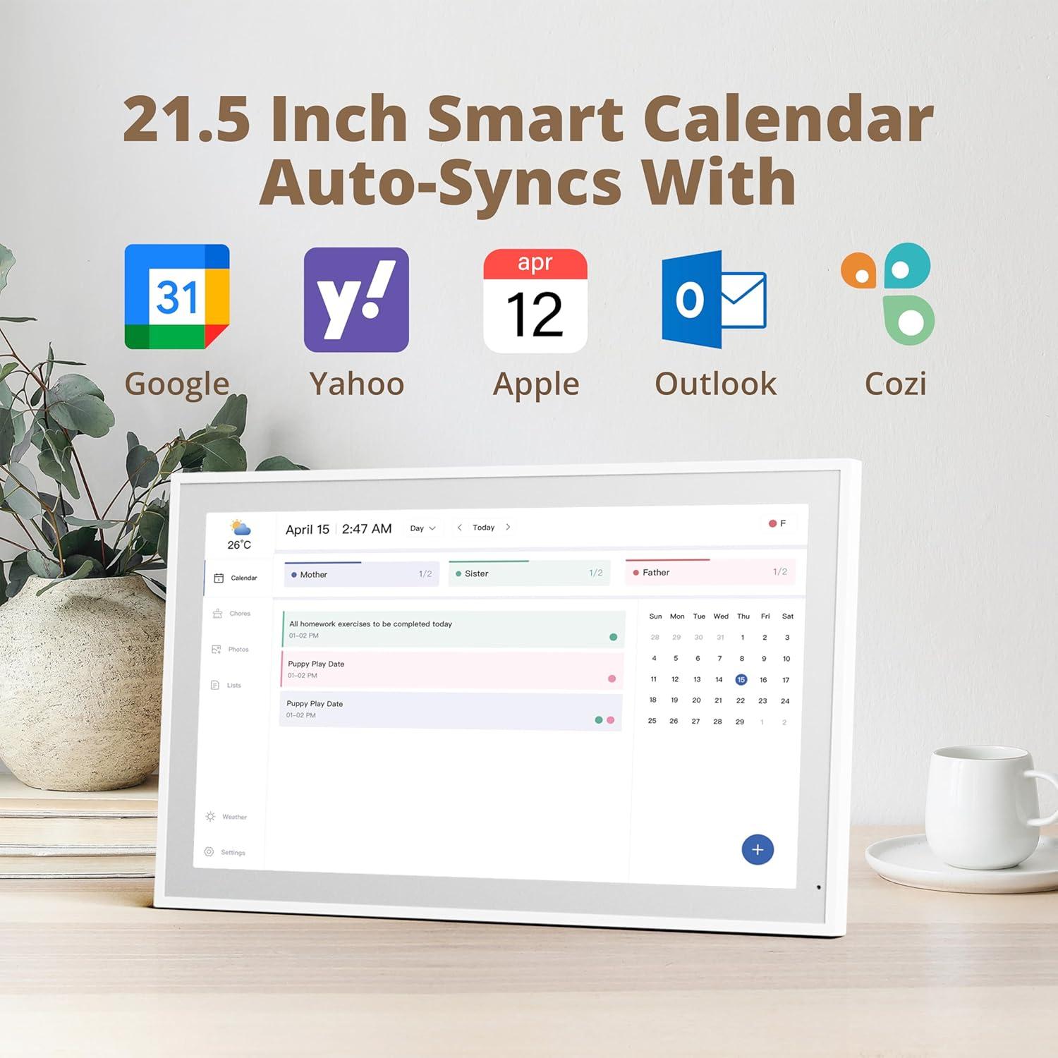 Calendario Digital Dragon Touch 21.5" FHD Táctil Interactivo