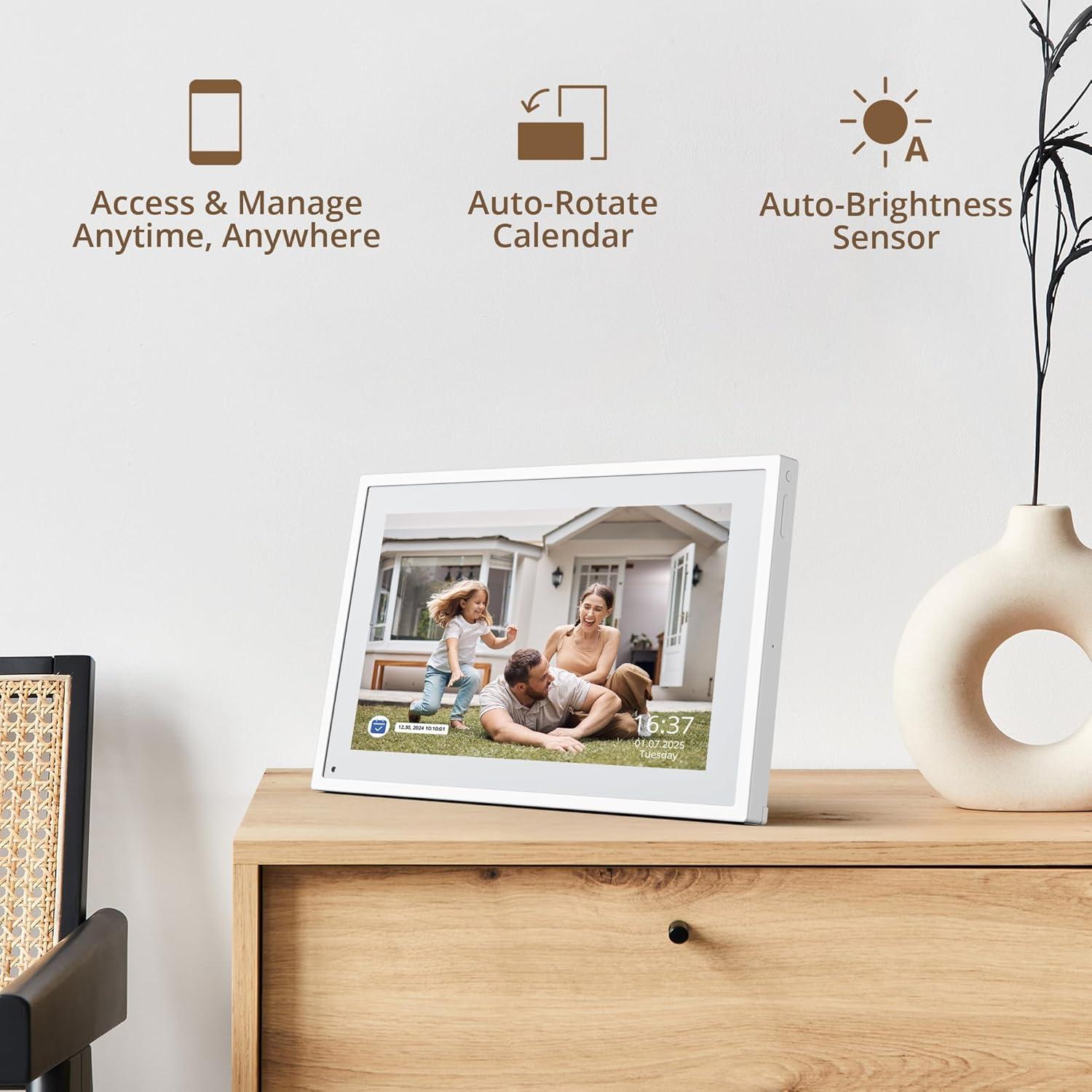 Calendario Digital Dragon Touch 10.1" Pantalla Táctil Inteligente