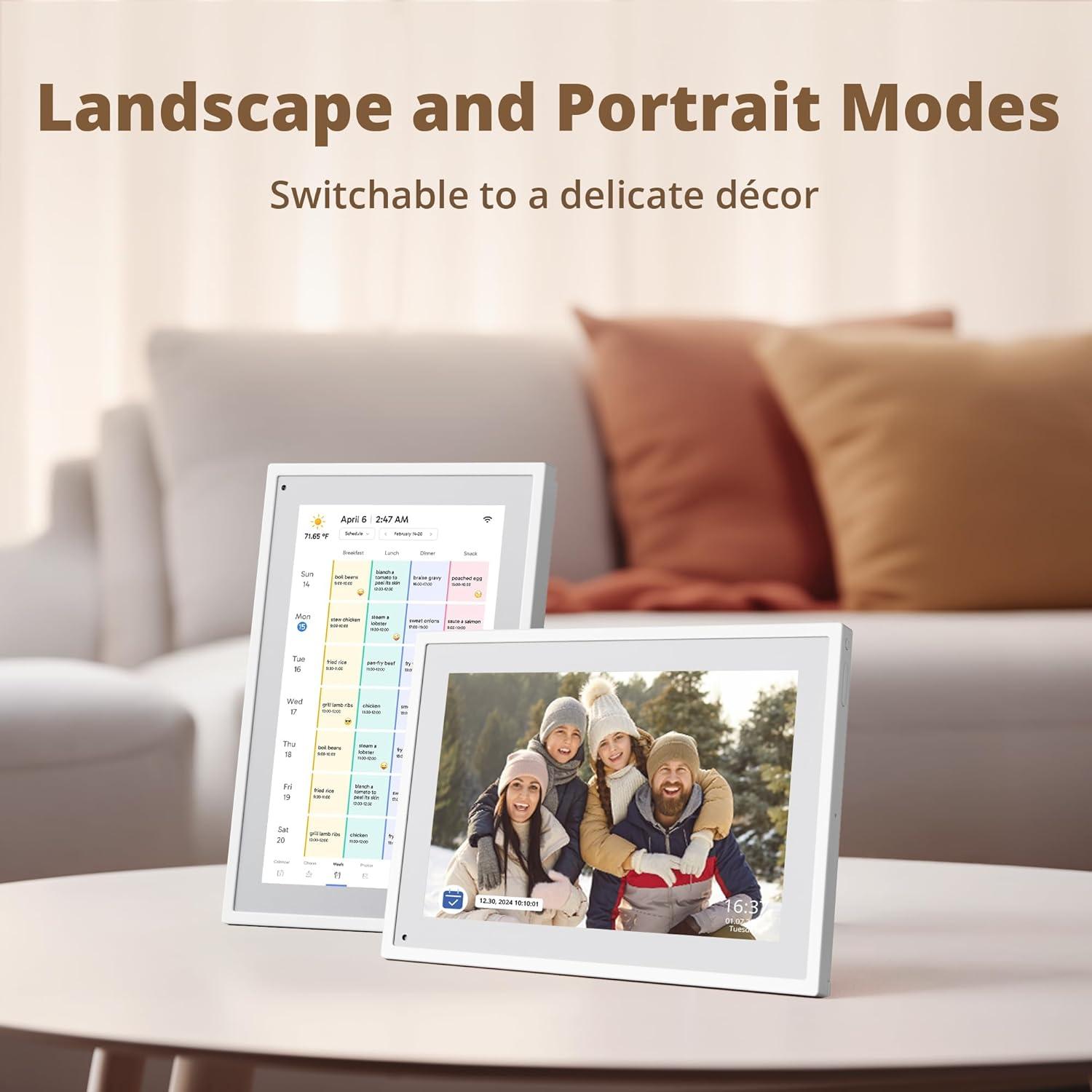 Calendario Digital Dragon Touch 10.1" Pantalla Táctil Inteligente