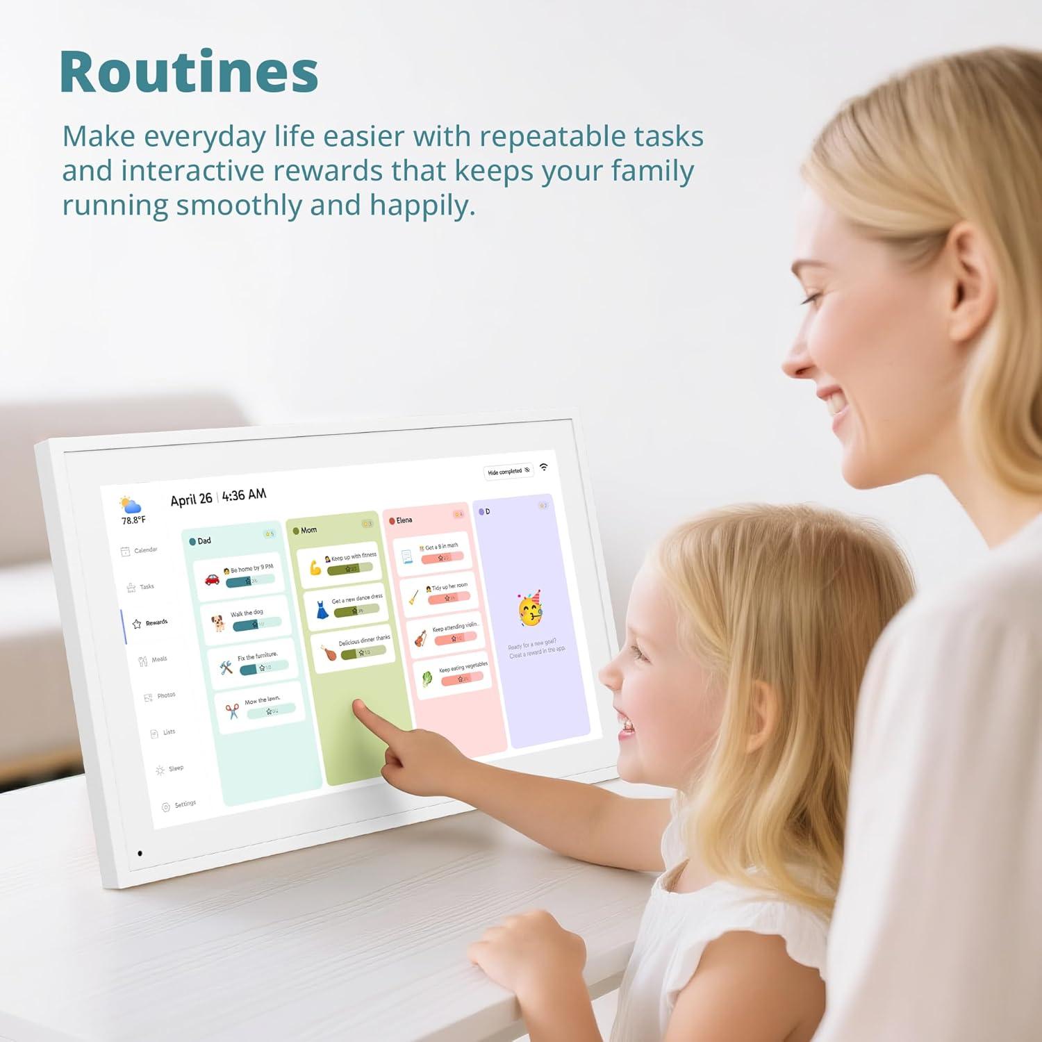 Calendario Digital 15.6" Dragon Touch TM15 Pantalla Táctil