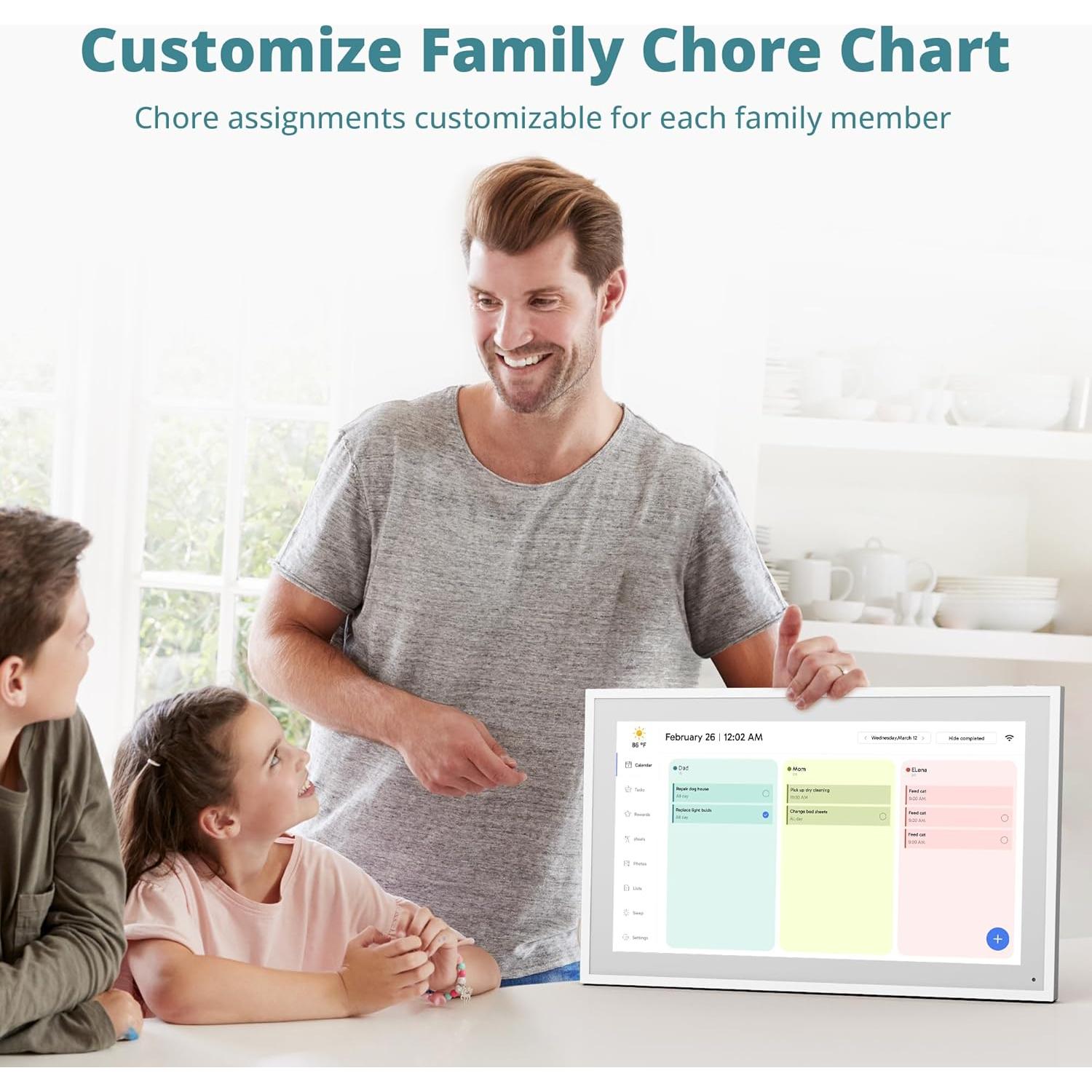 Calendario Digital 15.6" Dragon Touch TM15 Pantalla Táctil