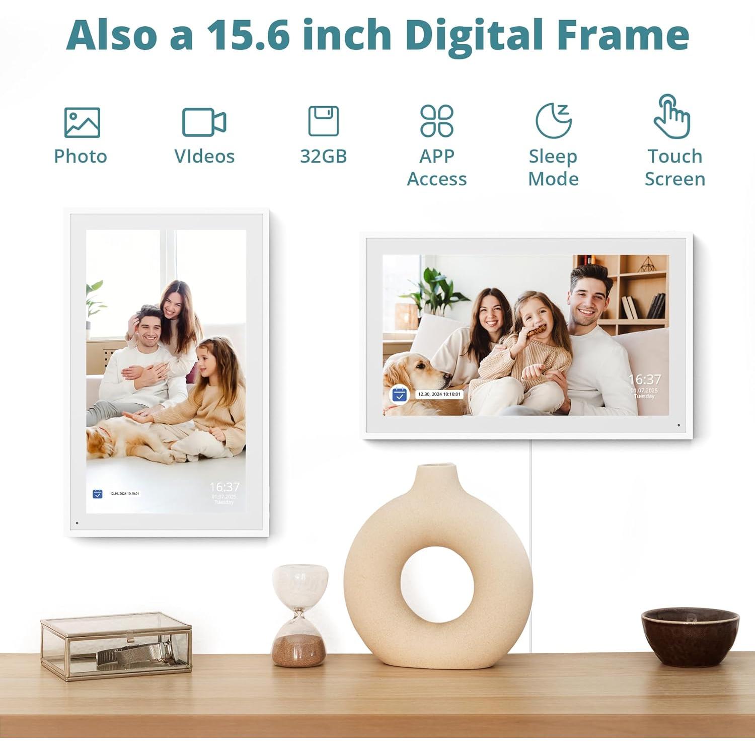 Calendario Digital 15.6" Dragon Touch TM15 Pantalla Táctil