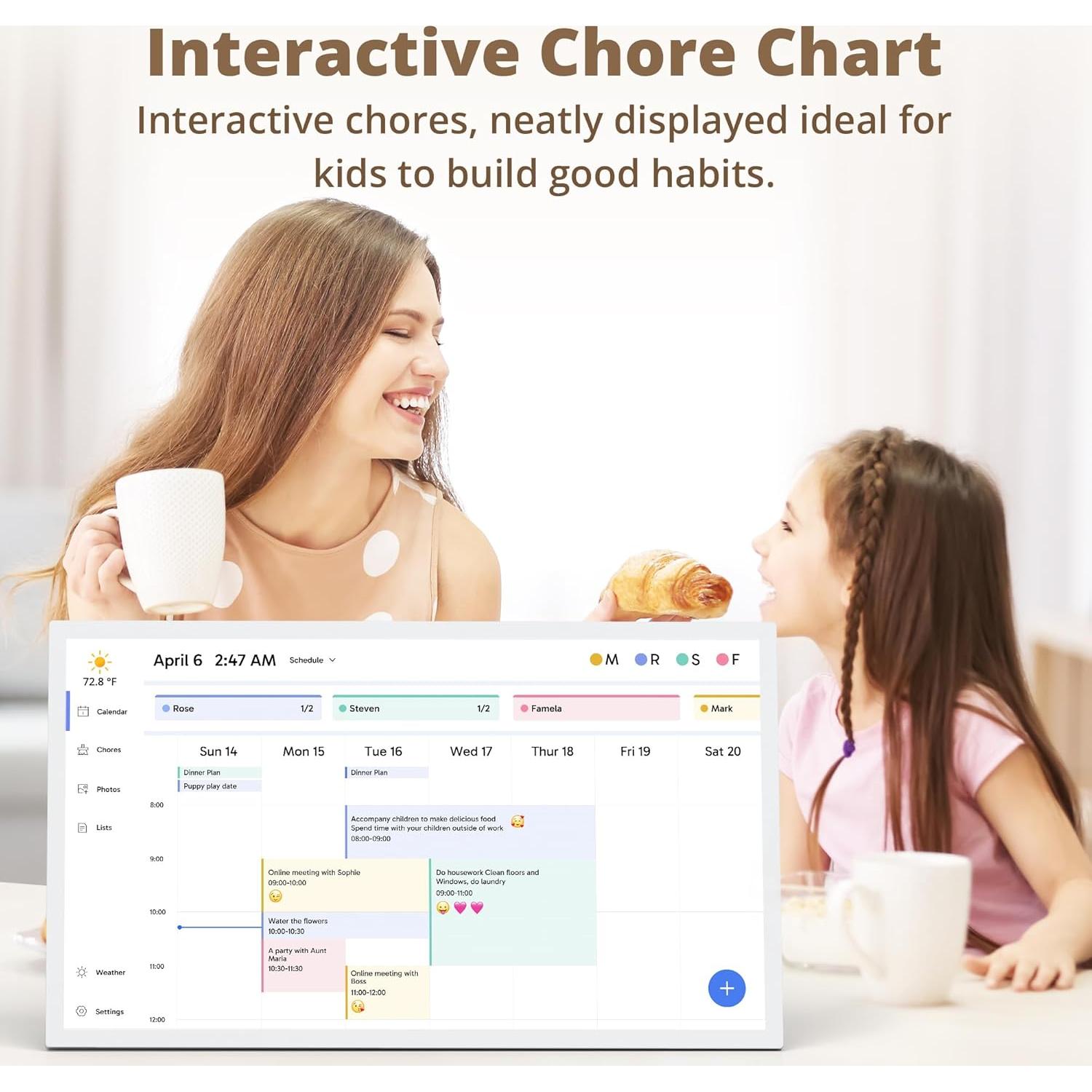 Calendario Digital 32" Dragon Touch FHD Interactivo Montable