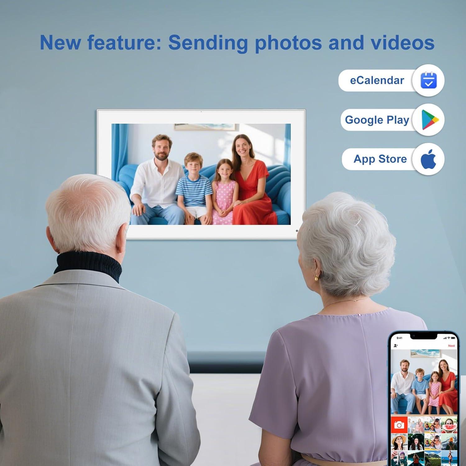 Calendario Digital YENOCK 15.6" Pantalla Táctil FHD Organizador