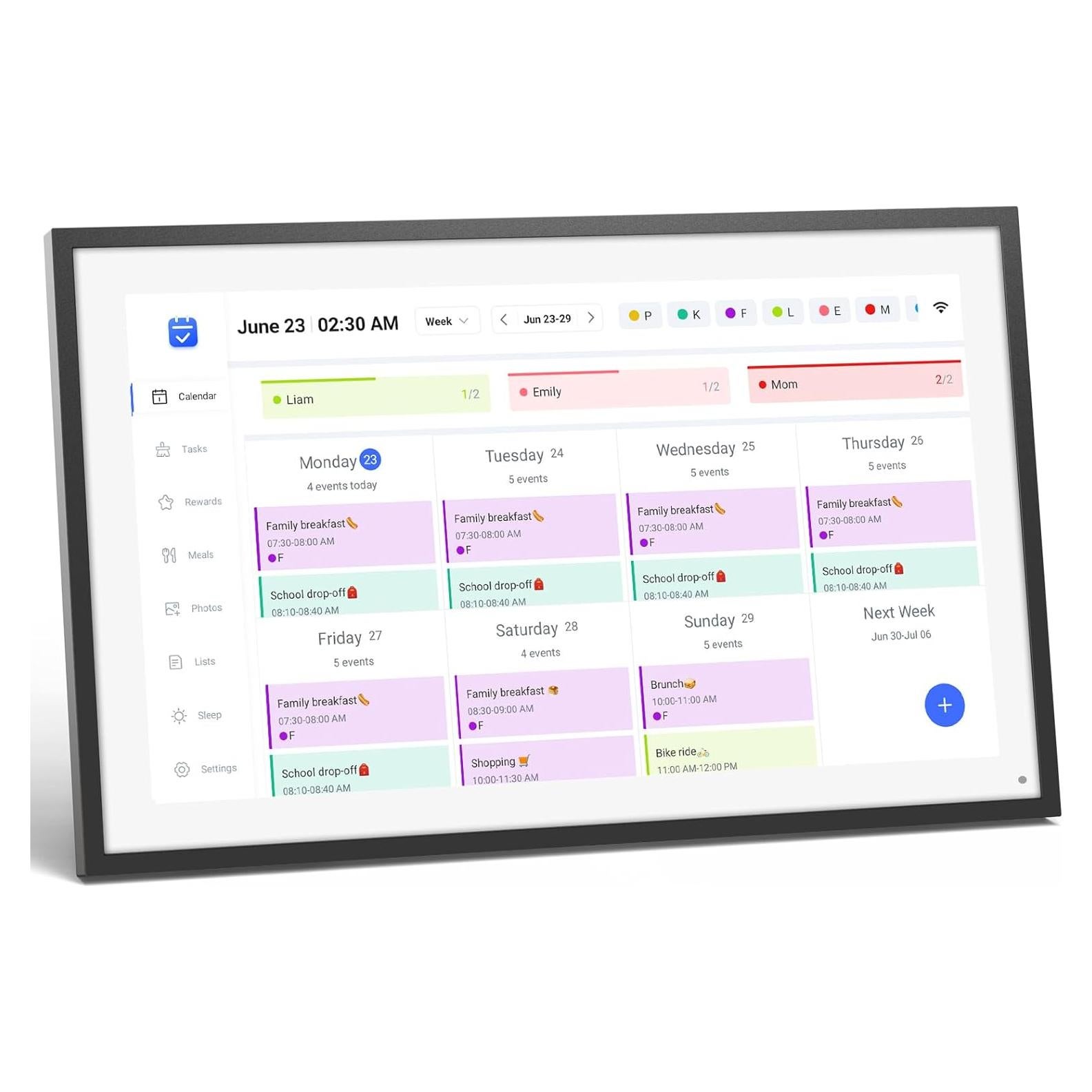 Calendario Digital Inteligente LOOFII 15.6" Full HD Táctil