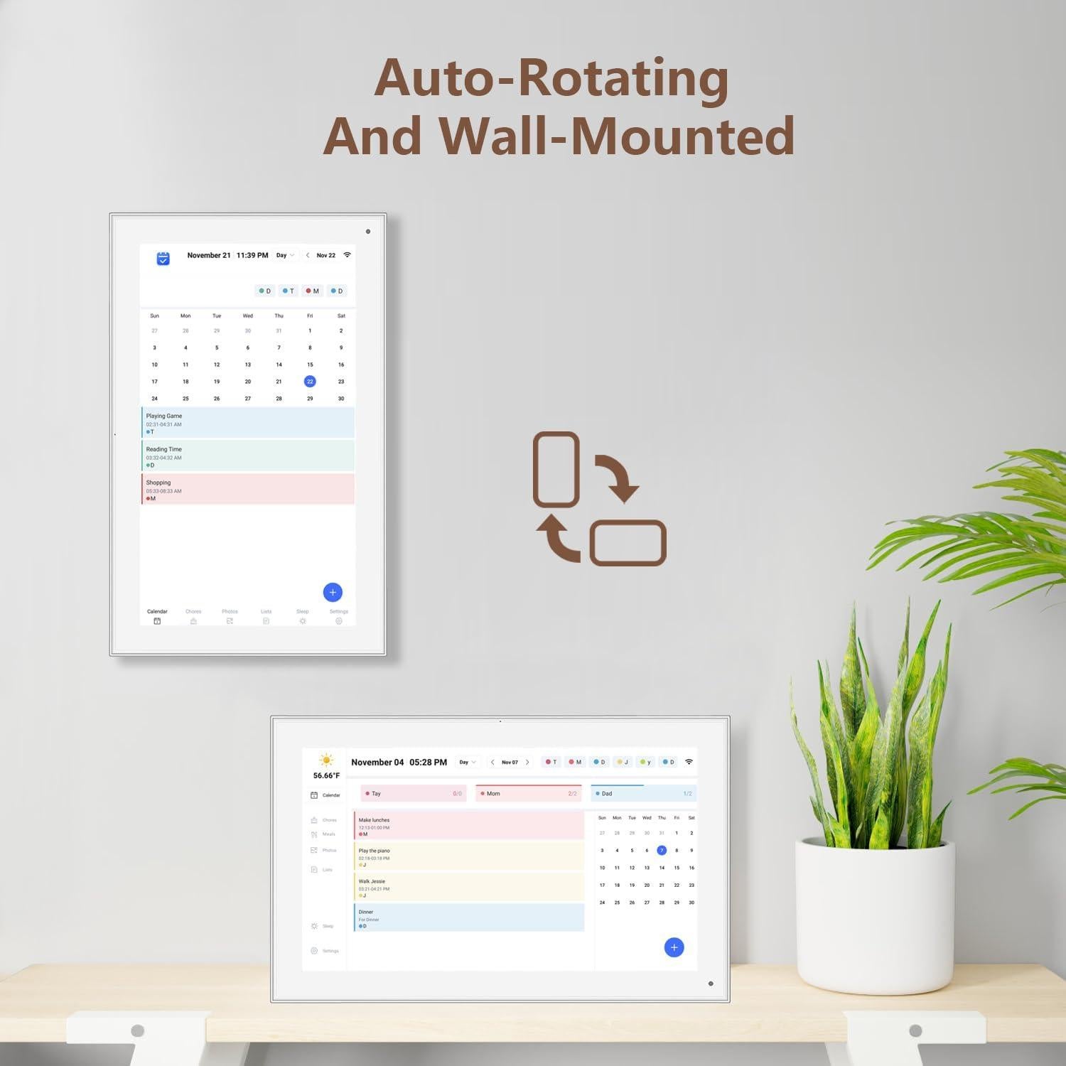 Planificador Digital Inteligente 15.6" dxmart con Pantalla Táctil HD