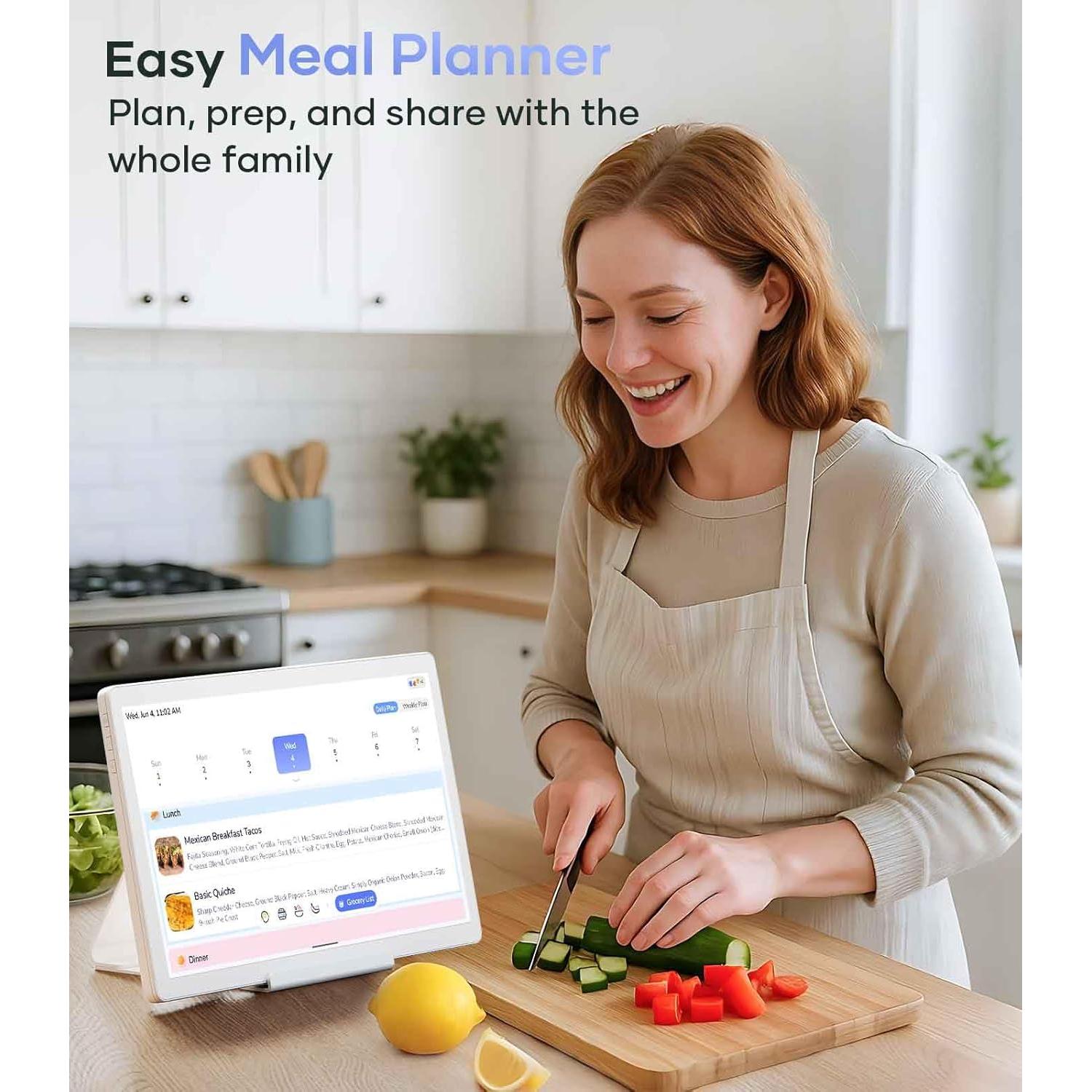 Calendario Digital Cozyla Mate 15.6" Pantalla Táctil Blanco