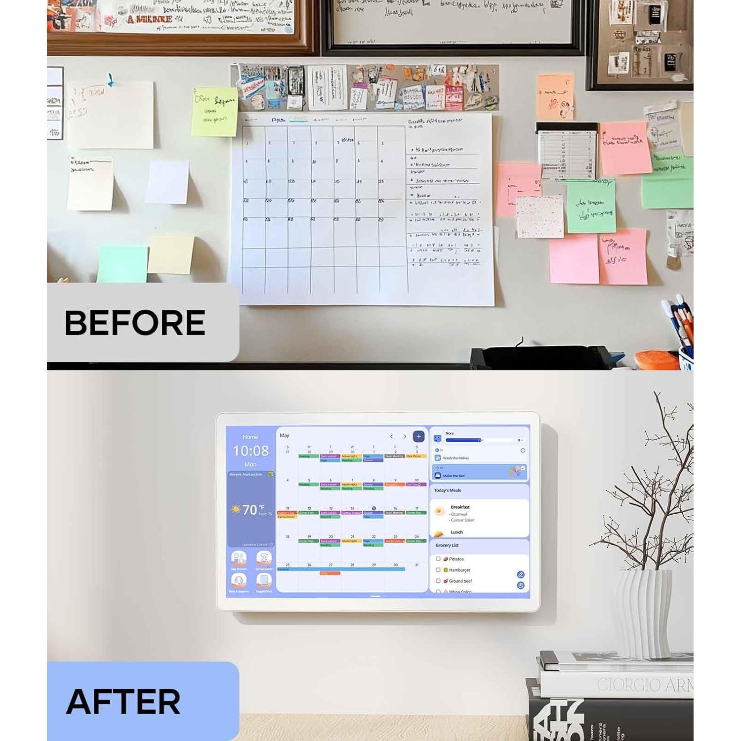 Calendario Digital Cozyla Mate 15.6" Pantalla Táctil Blanco
