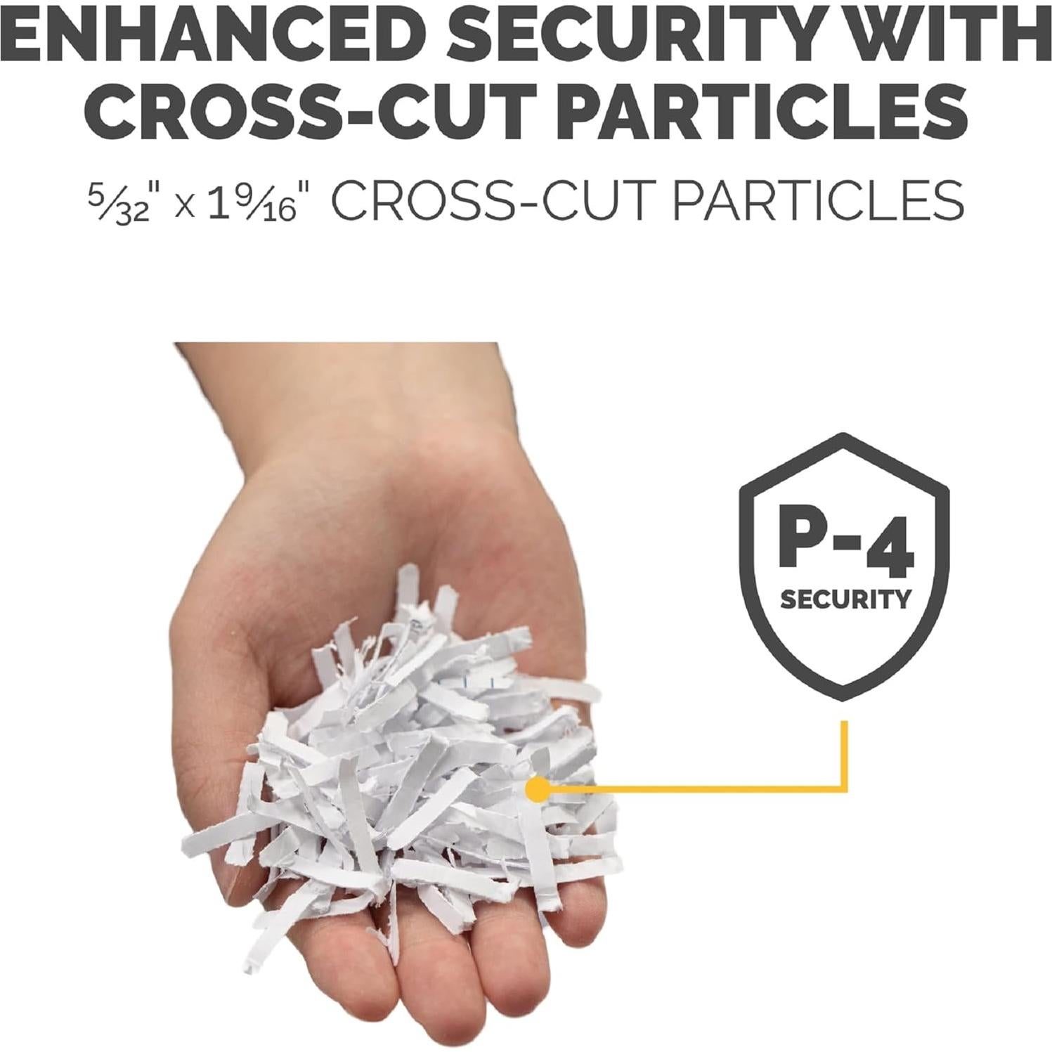 Destructora de papel Fellowes LX65 P4 10 hojas corte en cruz