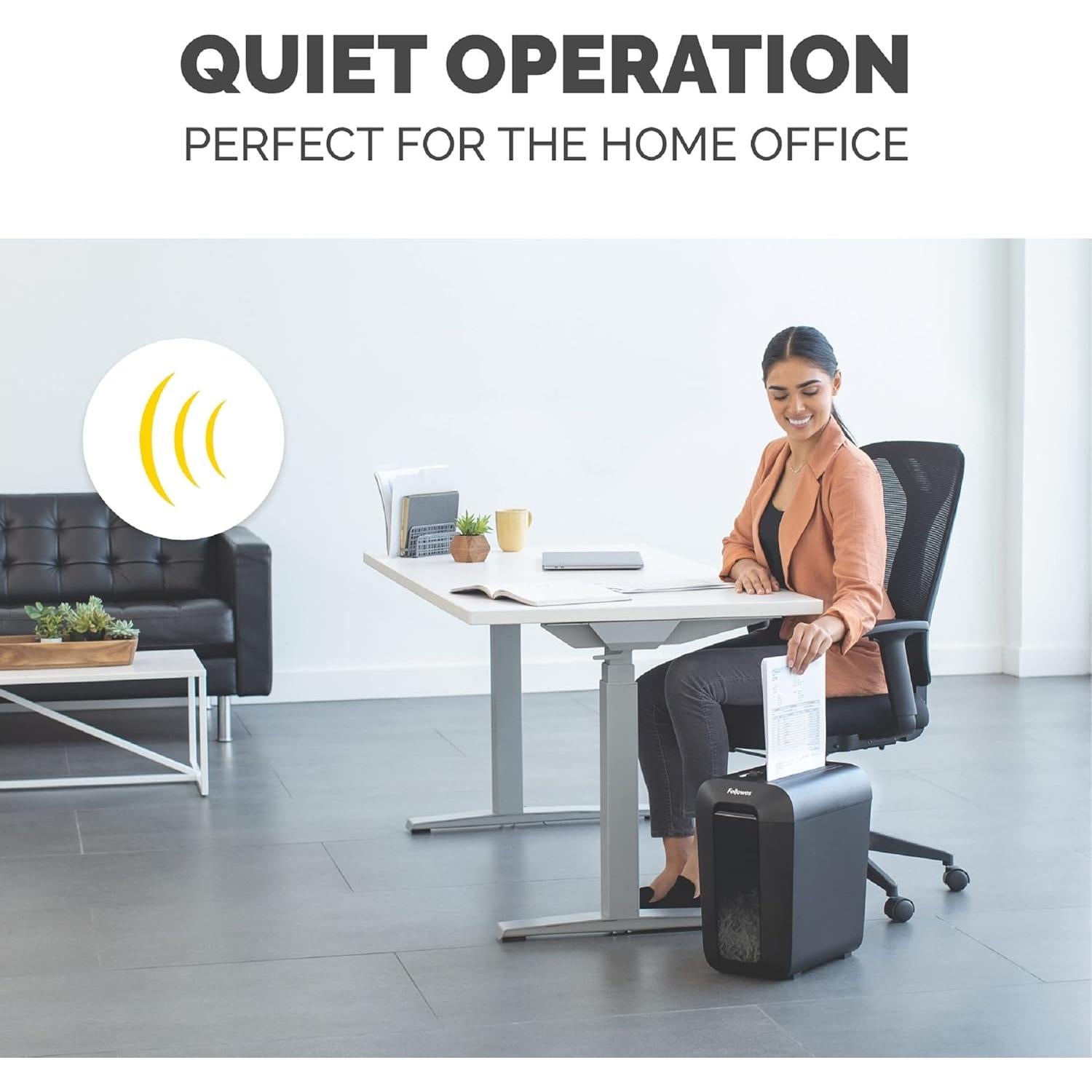 Destructora de papel Fellowes LX65 P4 10 hojas corte en cruz