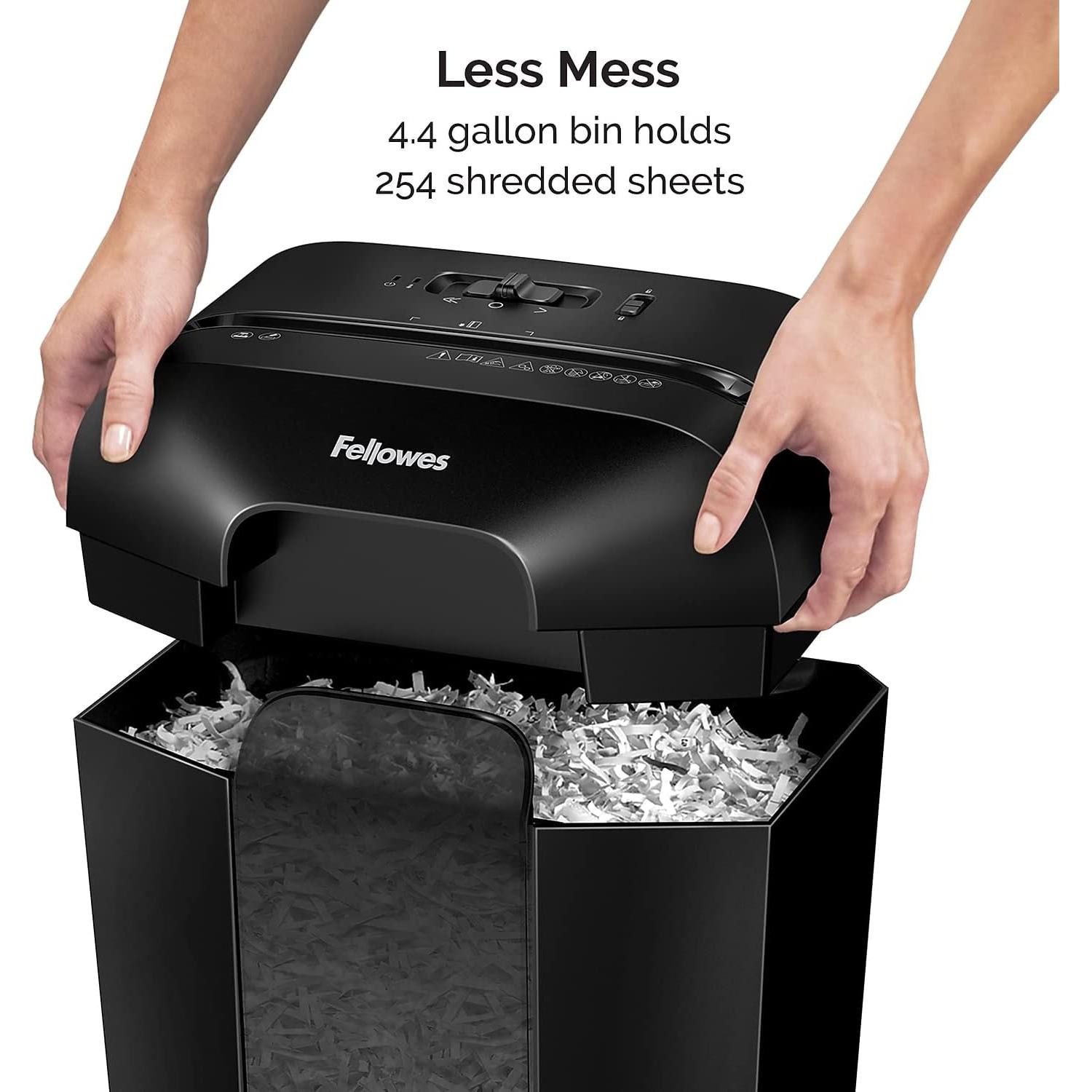 Trituradora de Papel Fellowes Powershred LX45 Corte Cruzado 8 Hojas