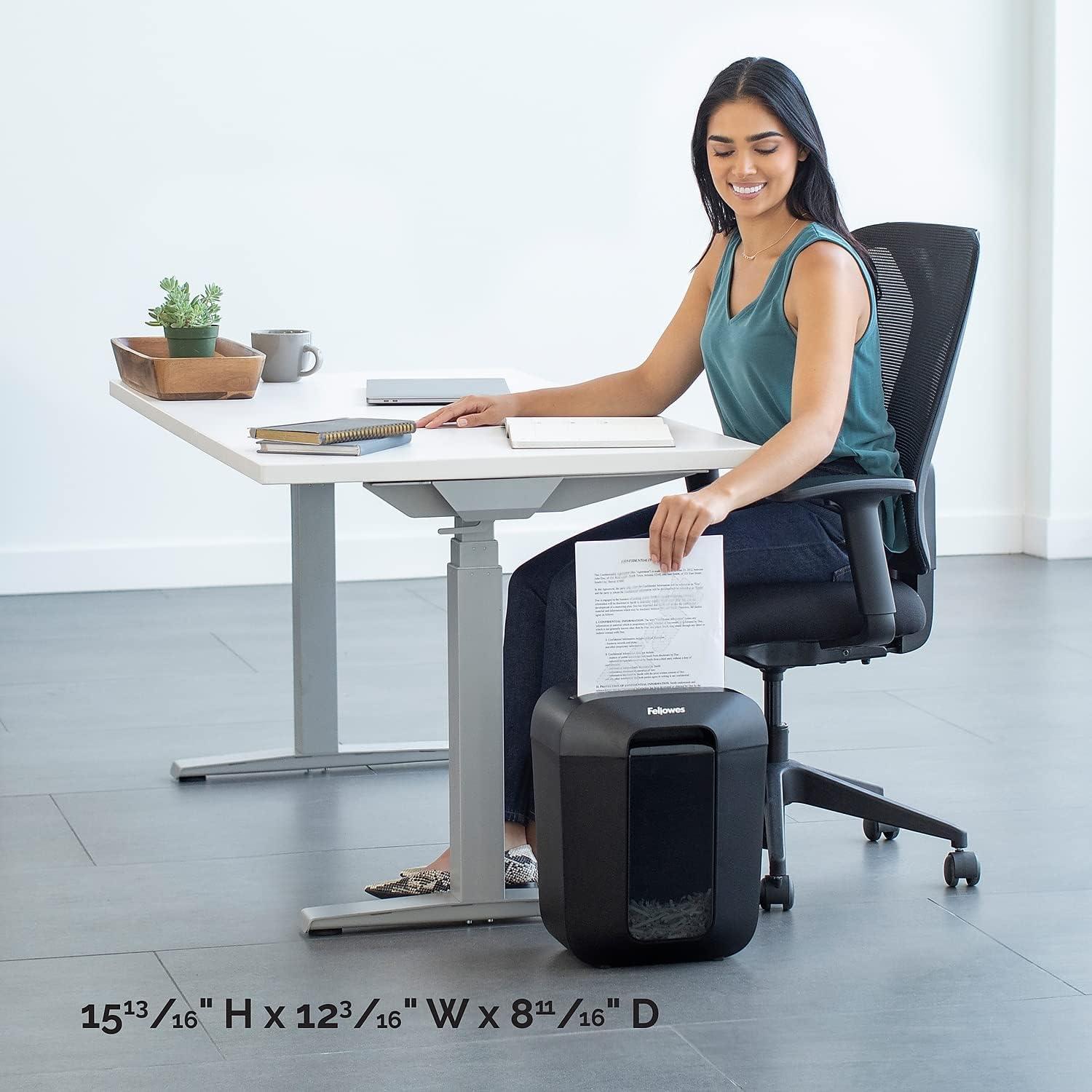 Trituradora de Papel Fellowes Powershred LX45 Corte Cruzado 8 Hojas