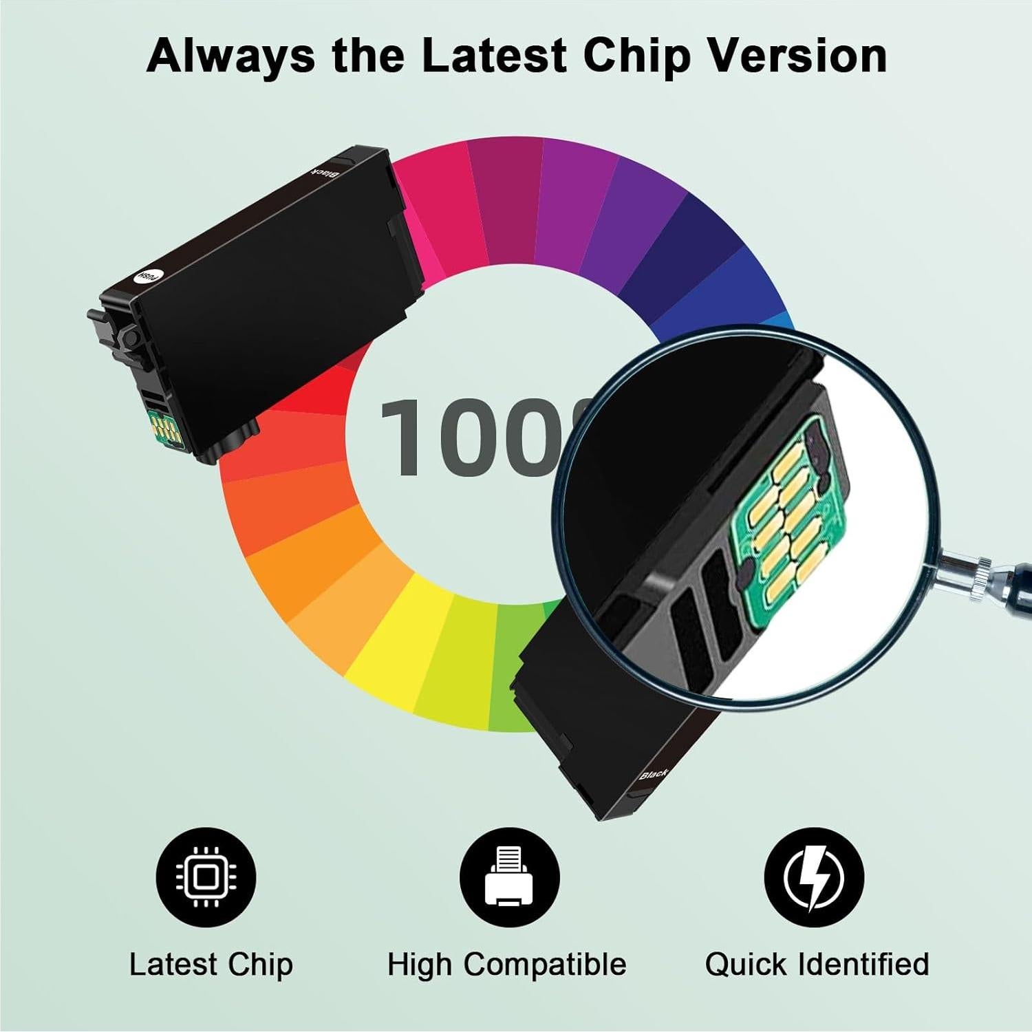 Combo de Cartuchos de Tinta 962 XL Compatible HP - Negro y Color