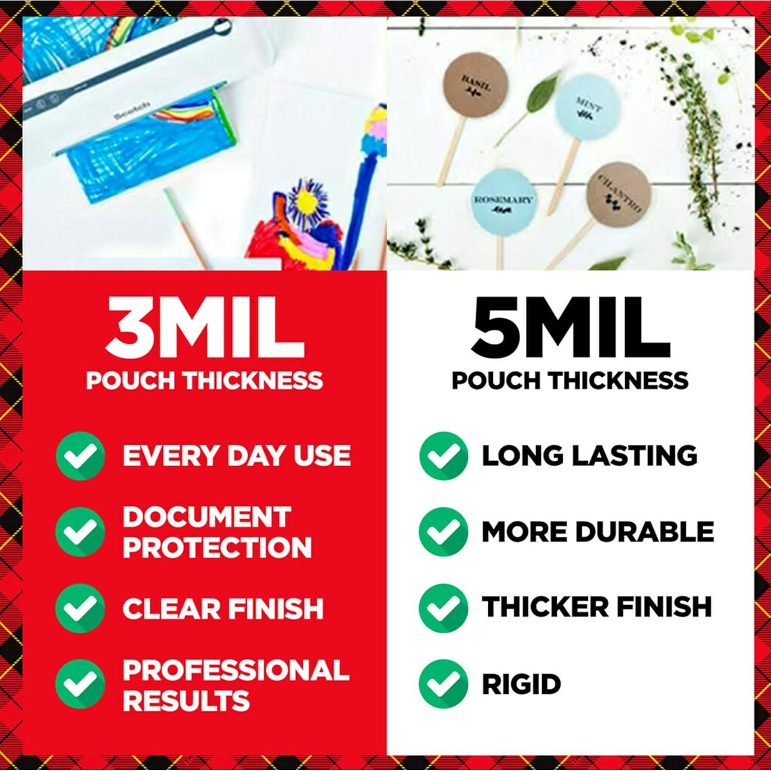 Bolsas de Laminado Térmico Scotch 50 Hojas Carta 22.6x29cm