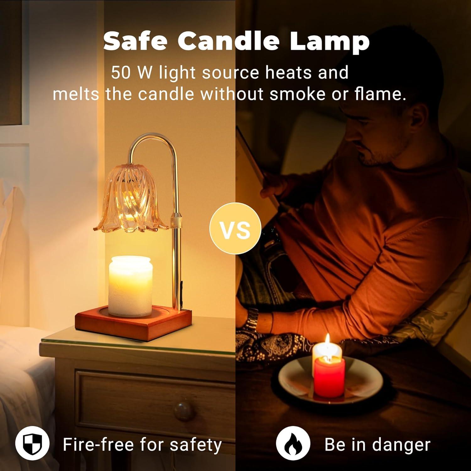 Lámpara Calentadora de Velas GODONLIF Oro Regulable 50W