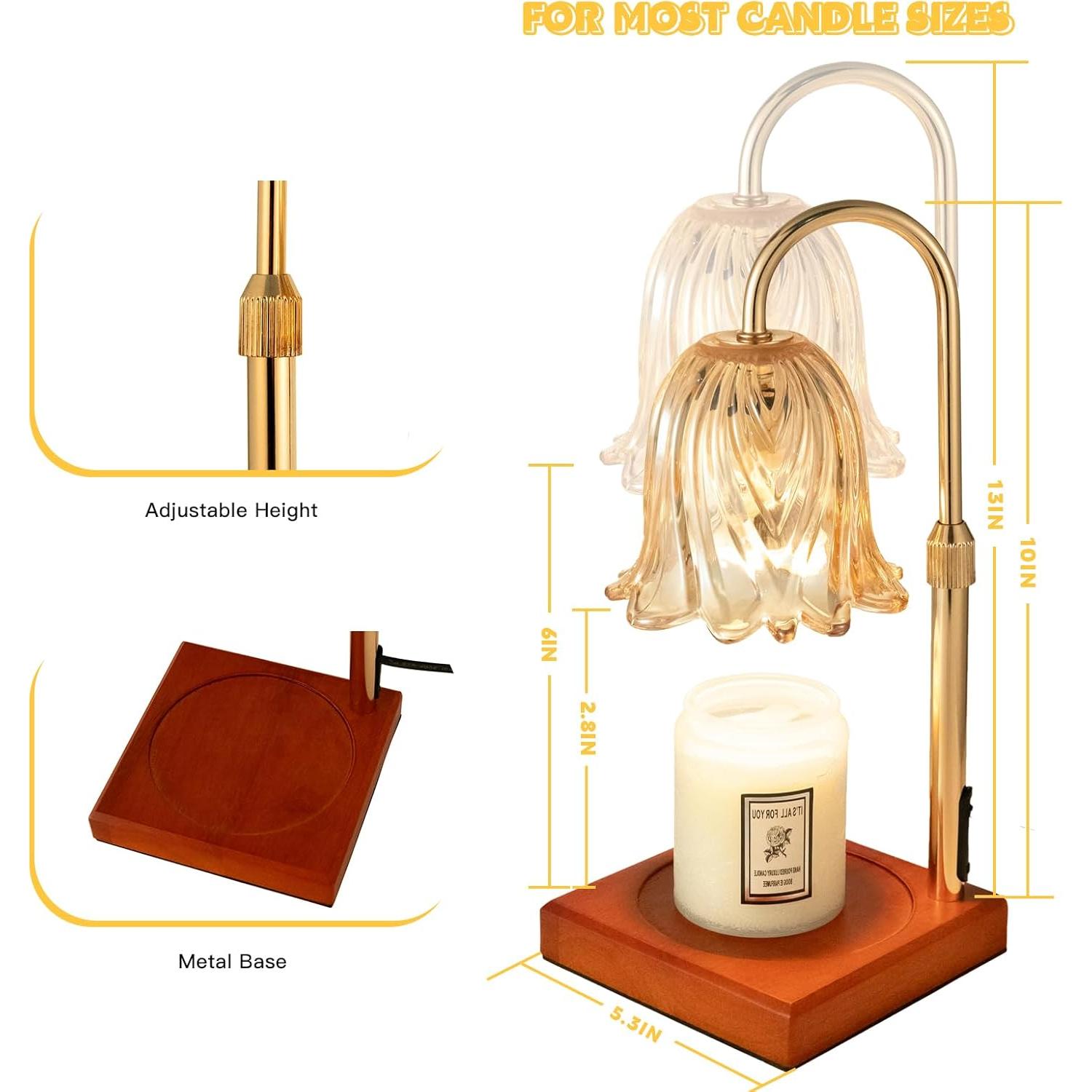 Lámpara Calentadora de Velas GODONLIF Oro Regulable 50W