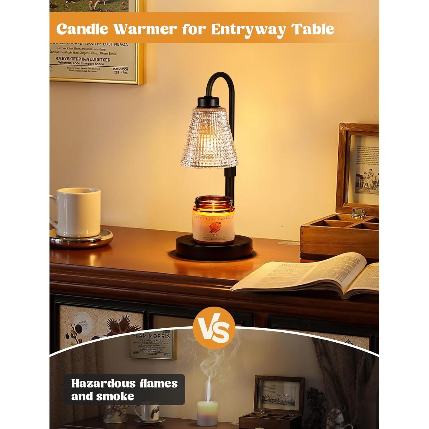 Lámpara Calentadora de Velas Innqoo Regulable con Temporizador