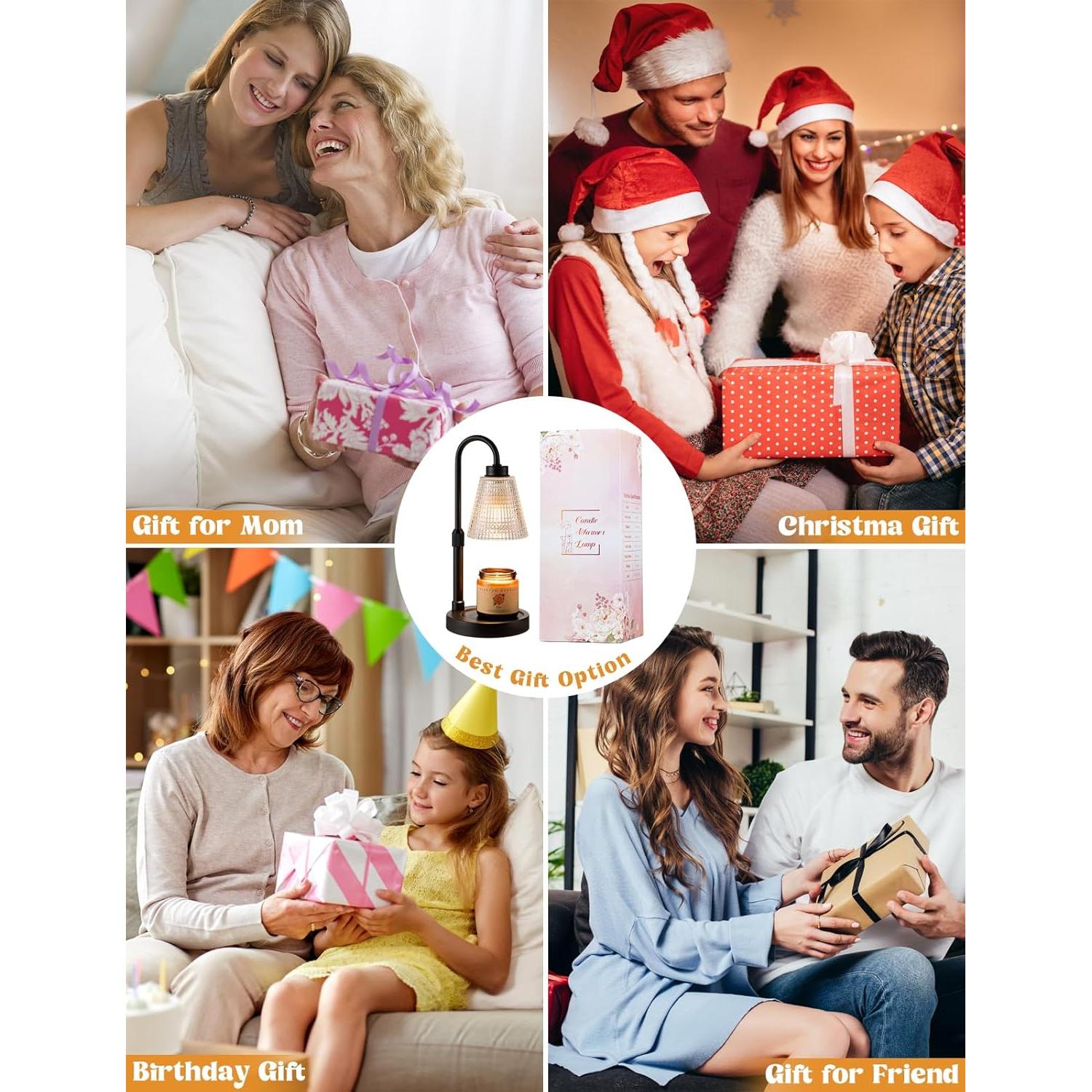 Lámpara Calentadora de Velas Innqoo Regulable con Temporizador