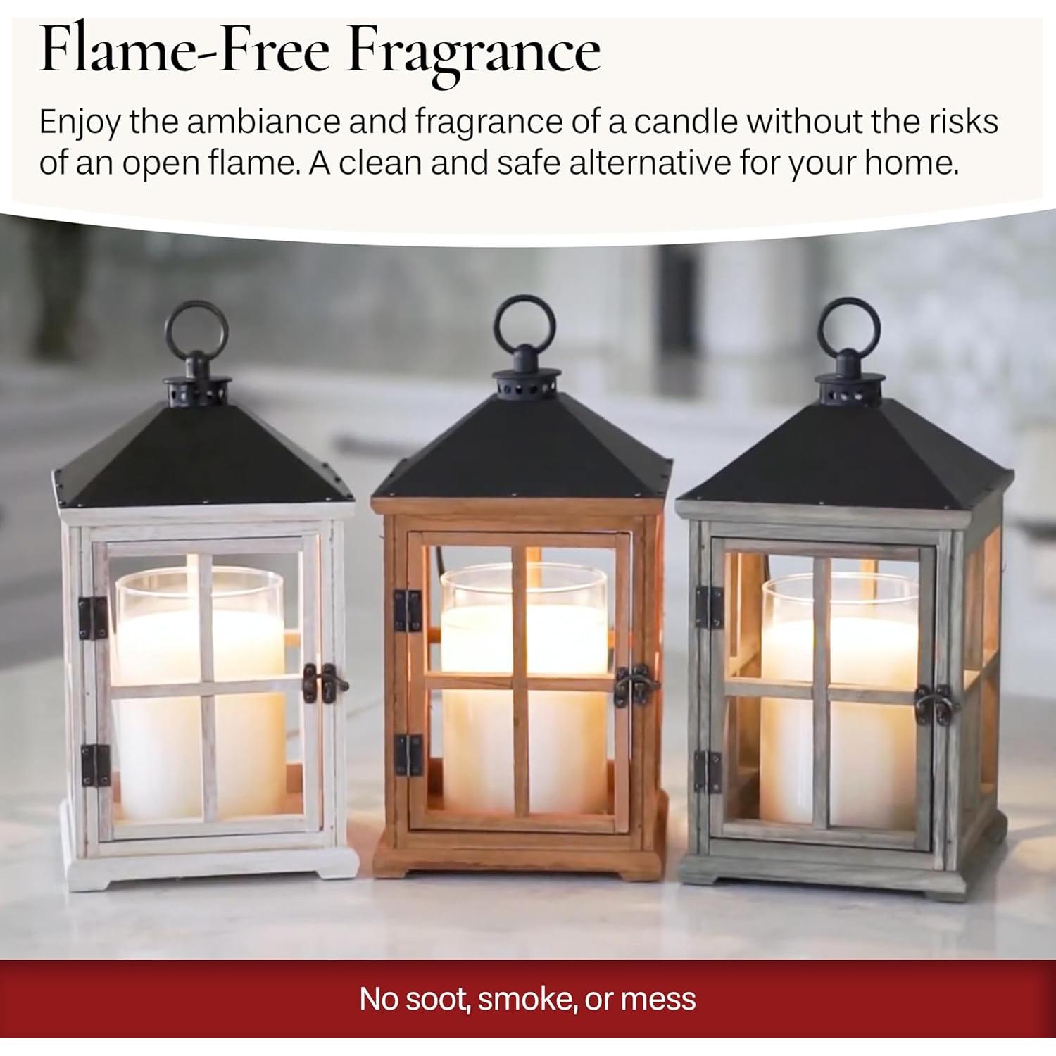 Linterna Calentadora de Velas Candle Warmers Granja Blanca 30.48 cm