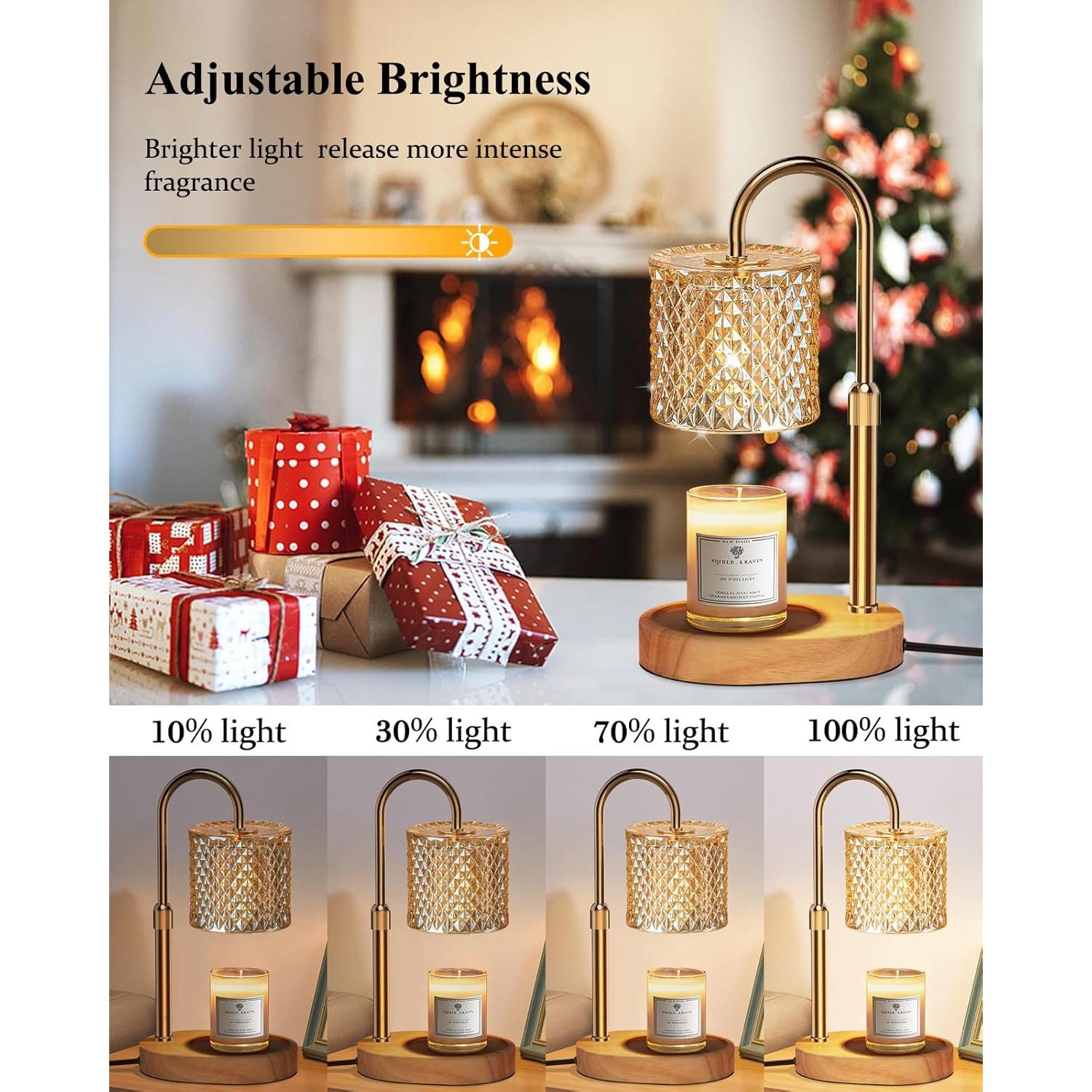 Lámpara Calentadora de Velas Engpure con Temporizador y Altura Ajustable