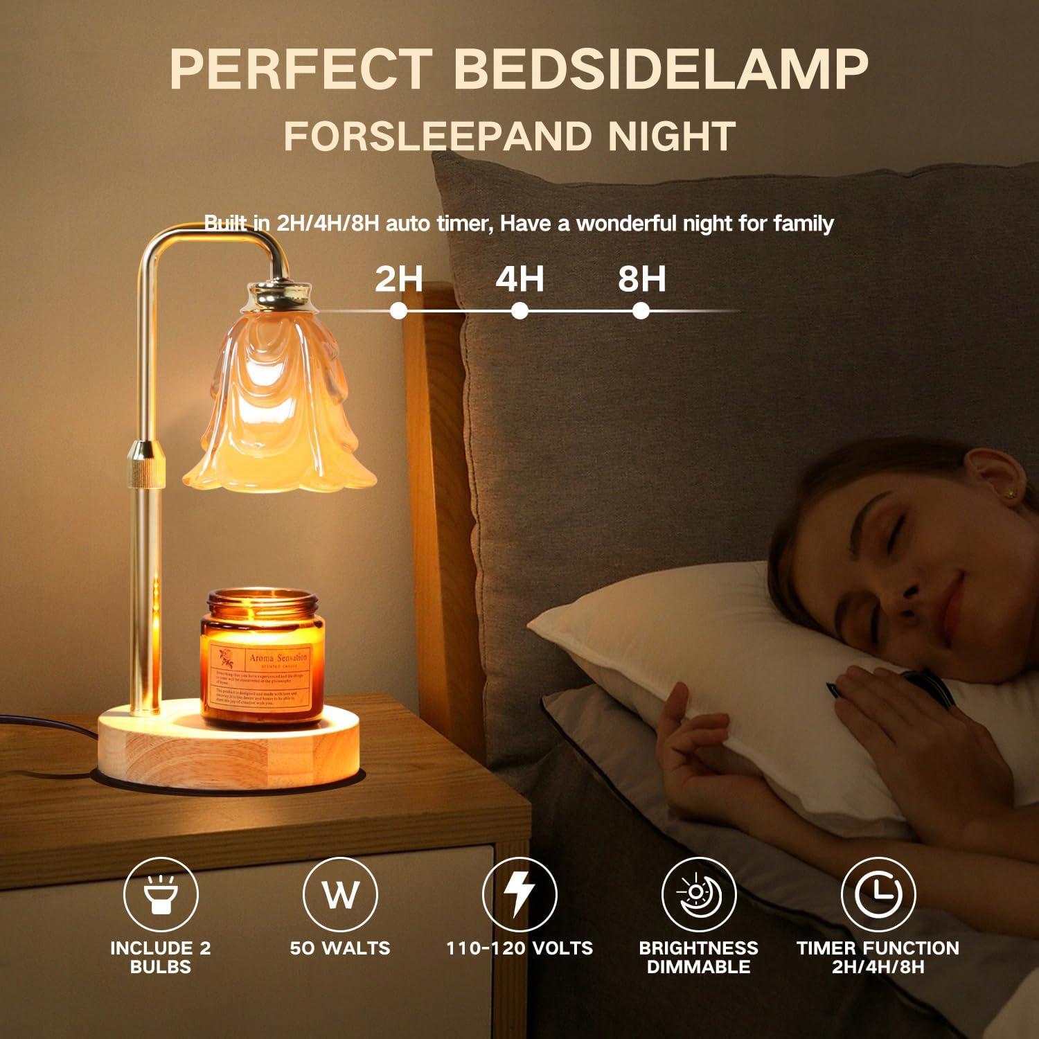 Lámpara Calentadora de Velas Droyek con Temporizador 50W