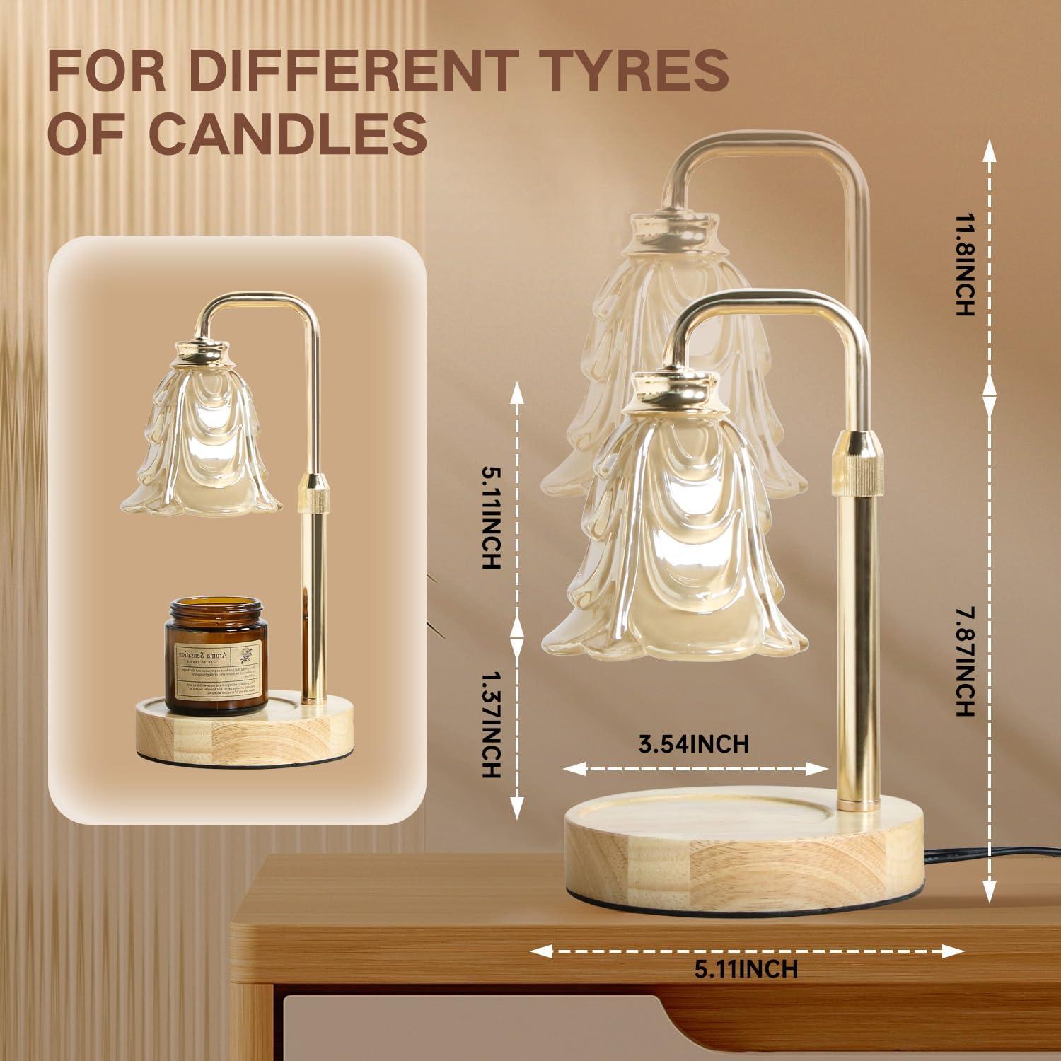 Lámpara Calentadora de Velas Droyek con Temporizador 50W