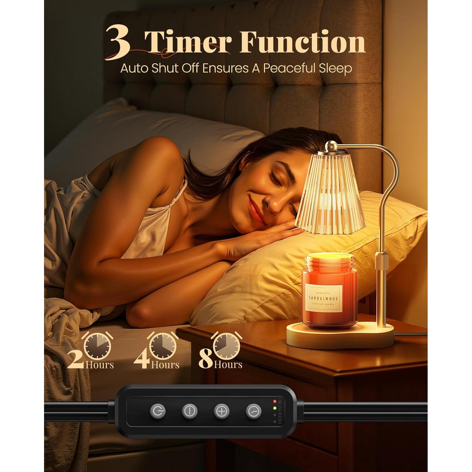 Lámpara Calentadora de Velas Evertrip JOM-1001 Ámbar 50W