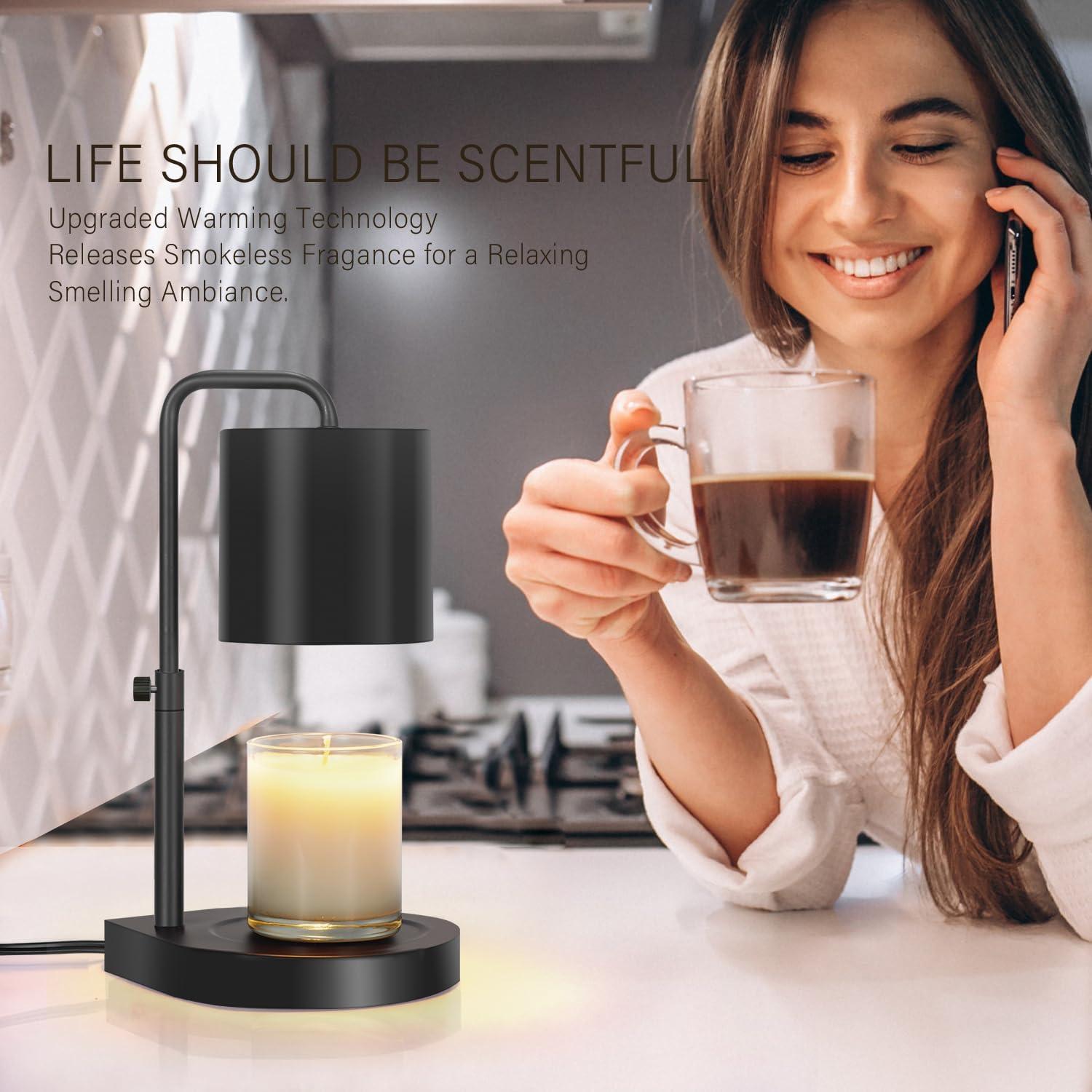 Lámpara Calentadora de Velas Zukakii Ajustable 50W Negro