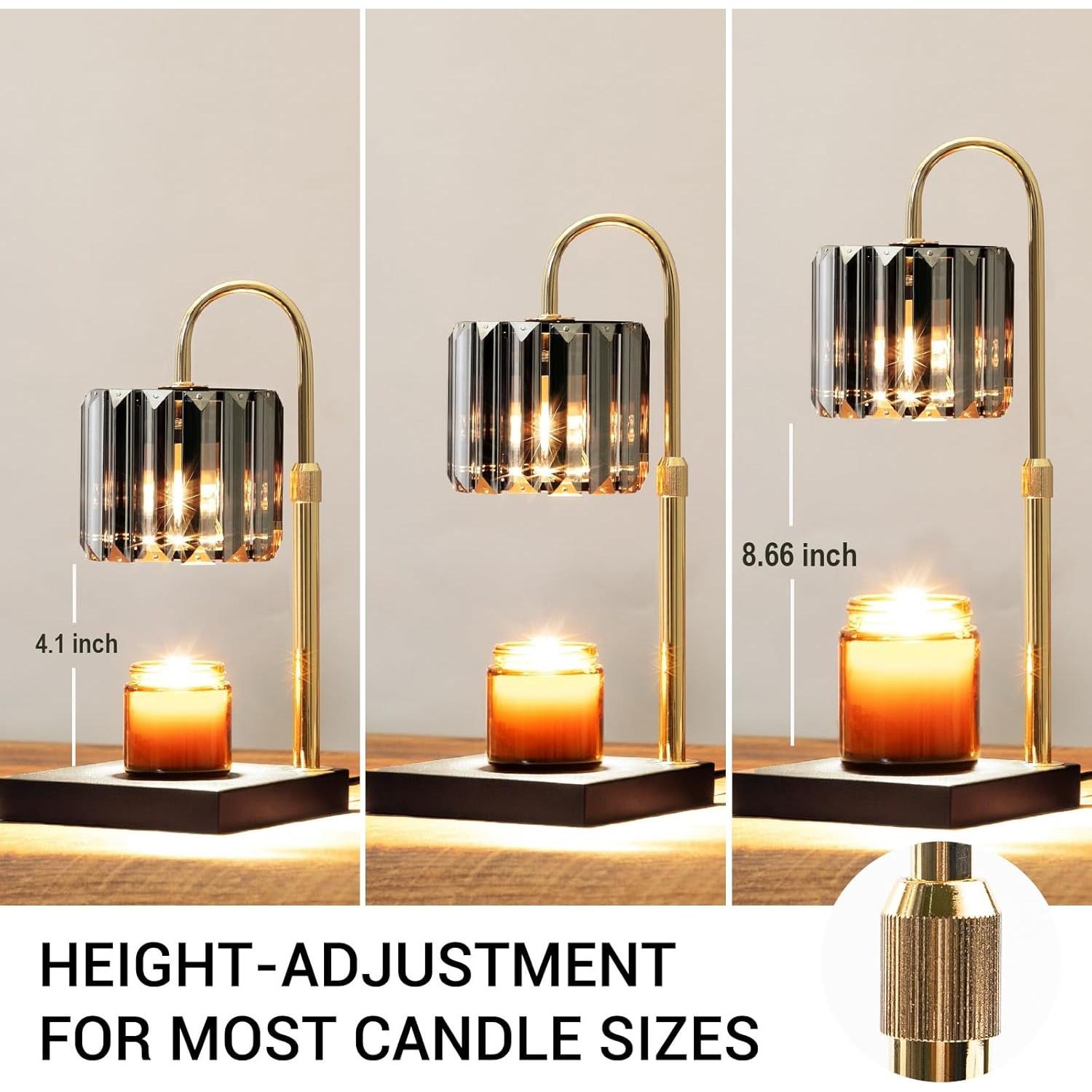 Lámpara Calentadora de Velas Eléctrica Yuichoy Negra 50W