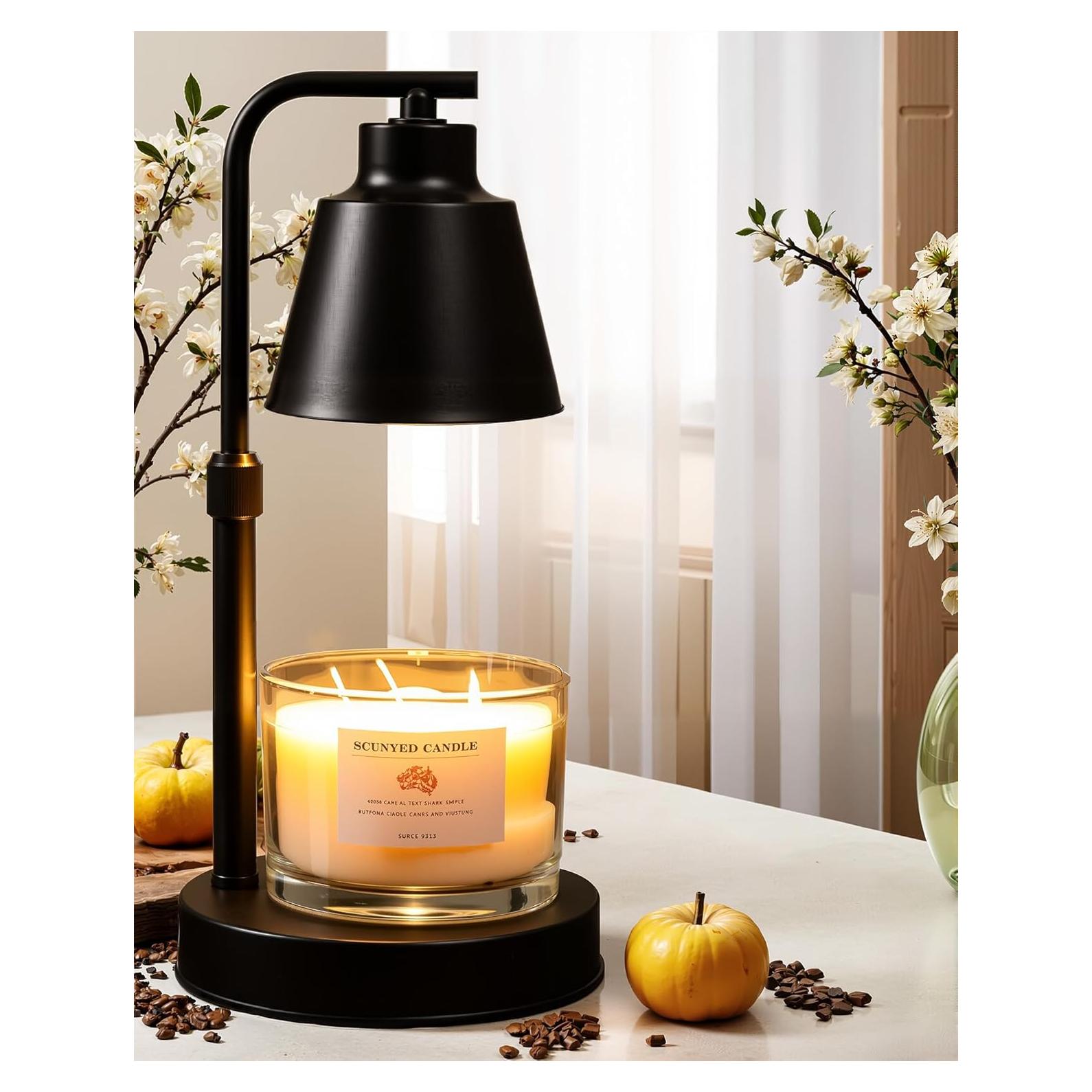 Lámpara Calentadora de Velas HONGZZI Ajustable con Temporizador