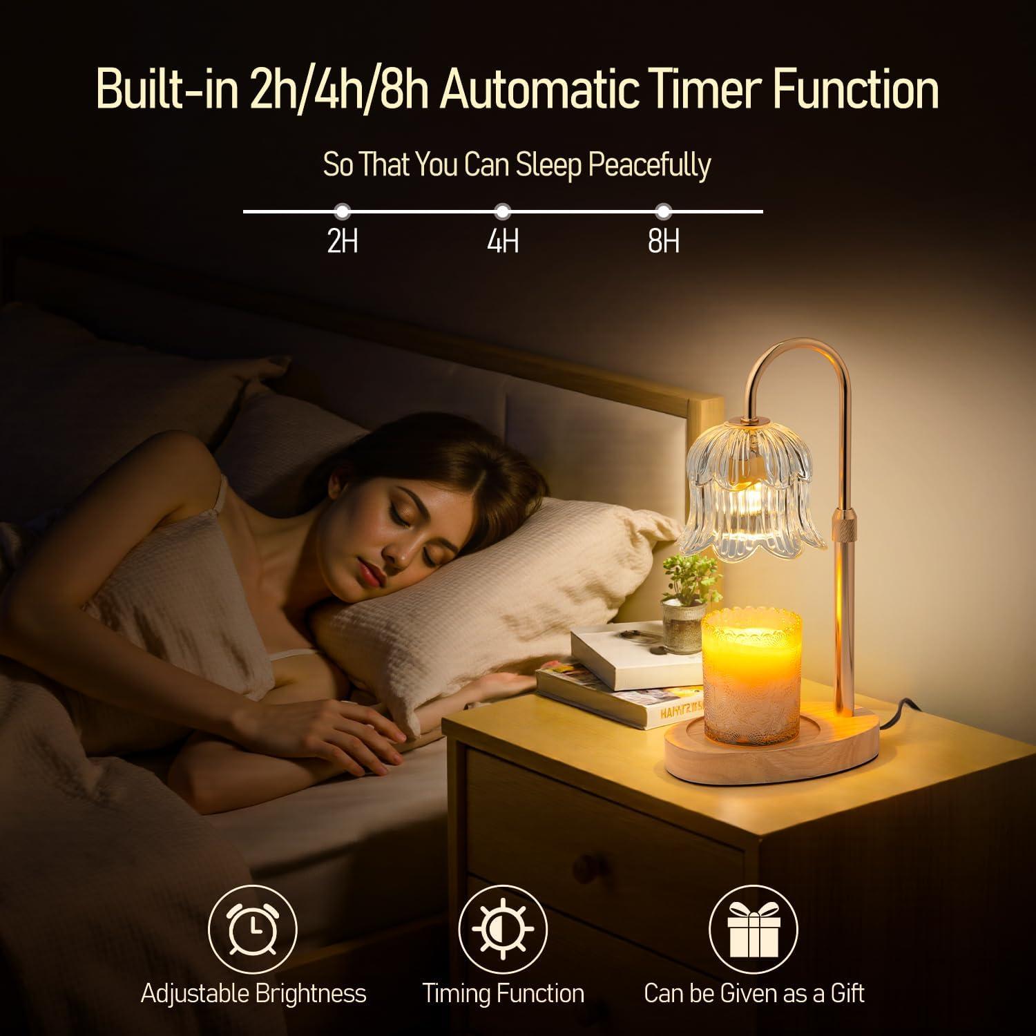 Lámpara Calentadora de Velas YDSP con Temporizador Altura Ajustable